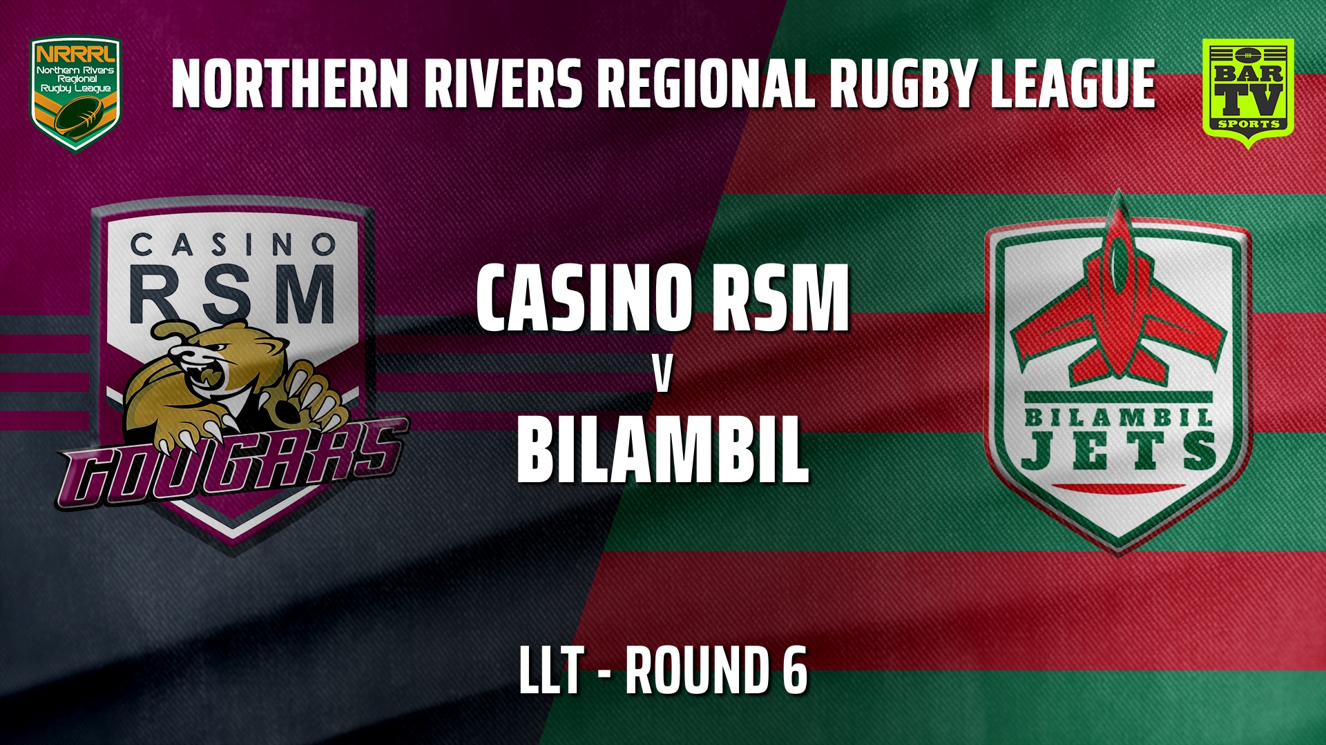 210606-NRRRL Round 6 - Ladies League Tag - Casino RSM Cougars v Bilambil Jets Slate Image