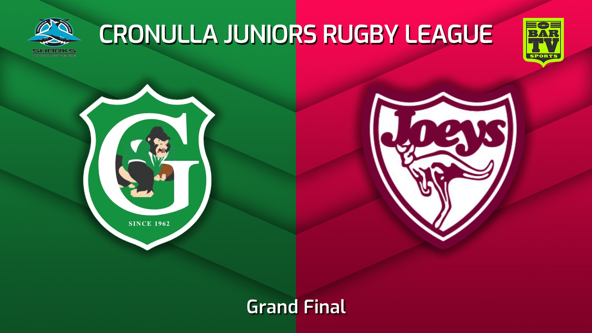 220827-Cronulla Juniors - Open Age Gold Grand Final - Gymea Gorillas v St Josephs Slate Image