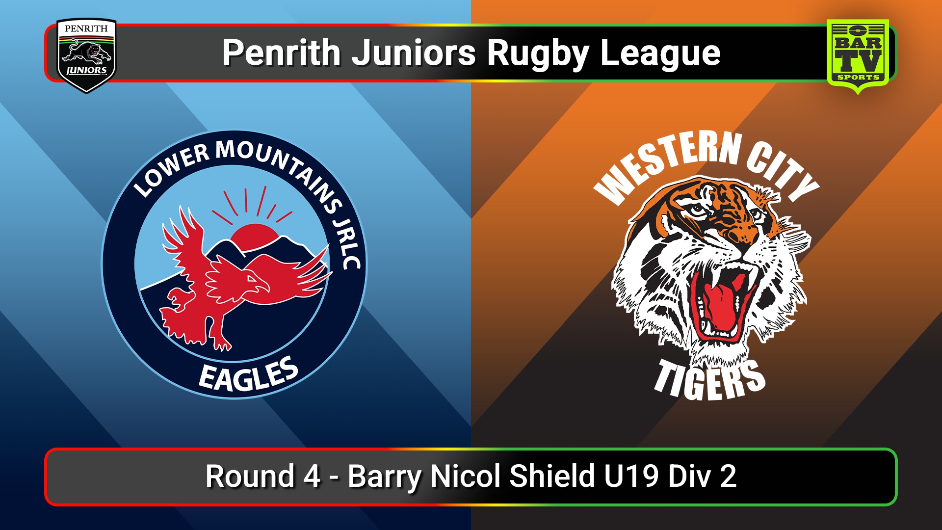 250510-video-Penrith & District Junior Rugby League Round 4 - Barry Nicol Shield U19 Div 2 - Lower Mountains v Western City Tigers Slate Image