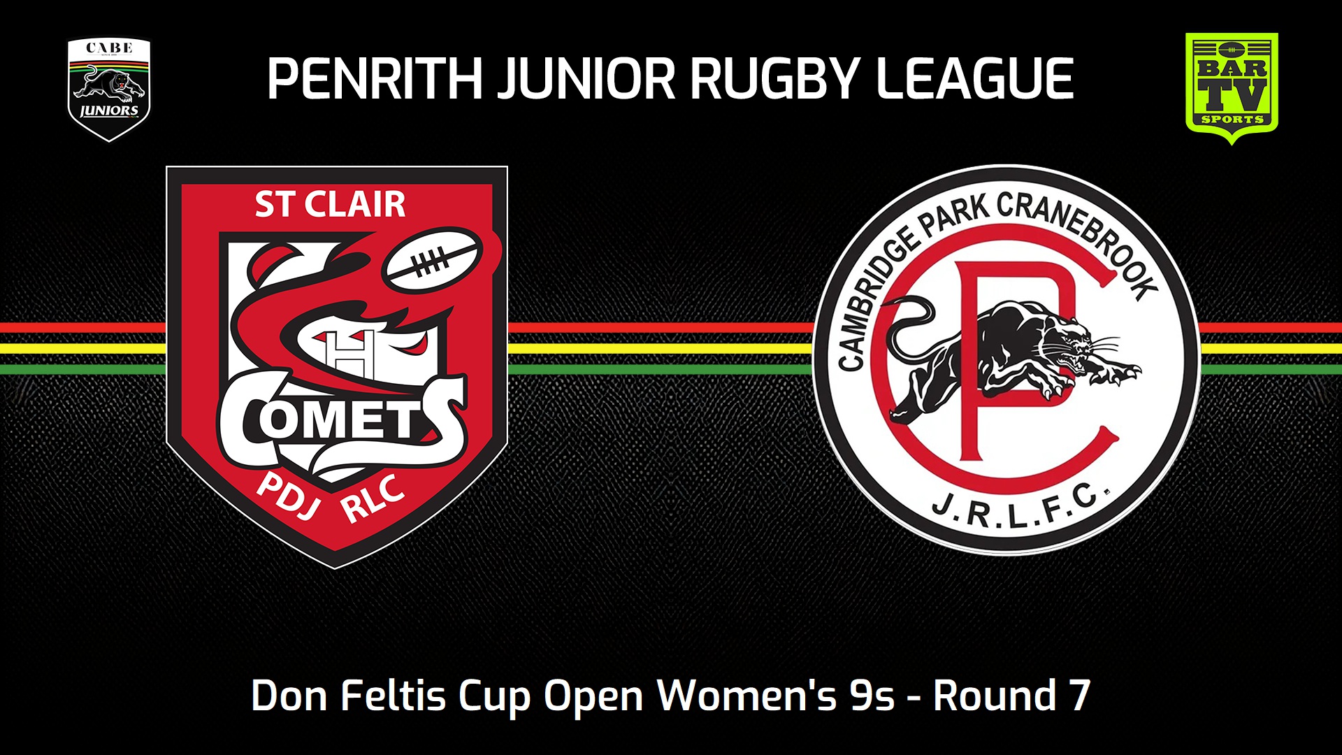 240818-video-Penrith & District Junior Rugby League Round 7 - Don Feltis Cup Open Women's 9s - St Clair v Cambridge Park Slate Image