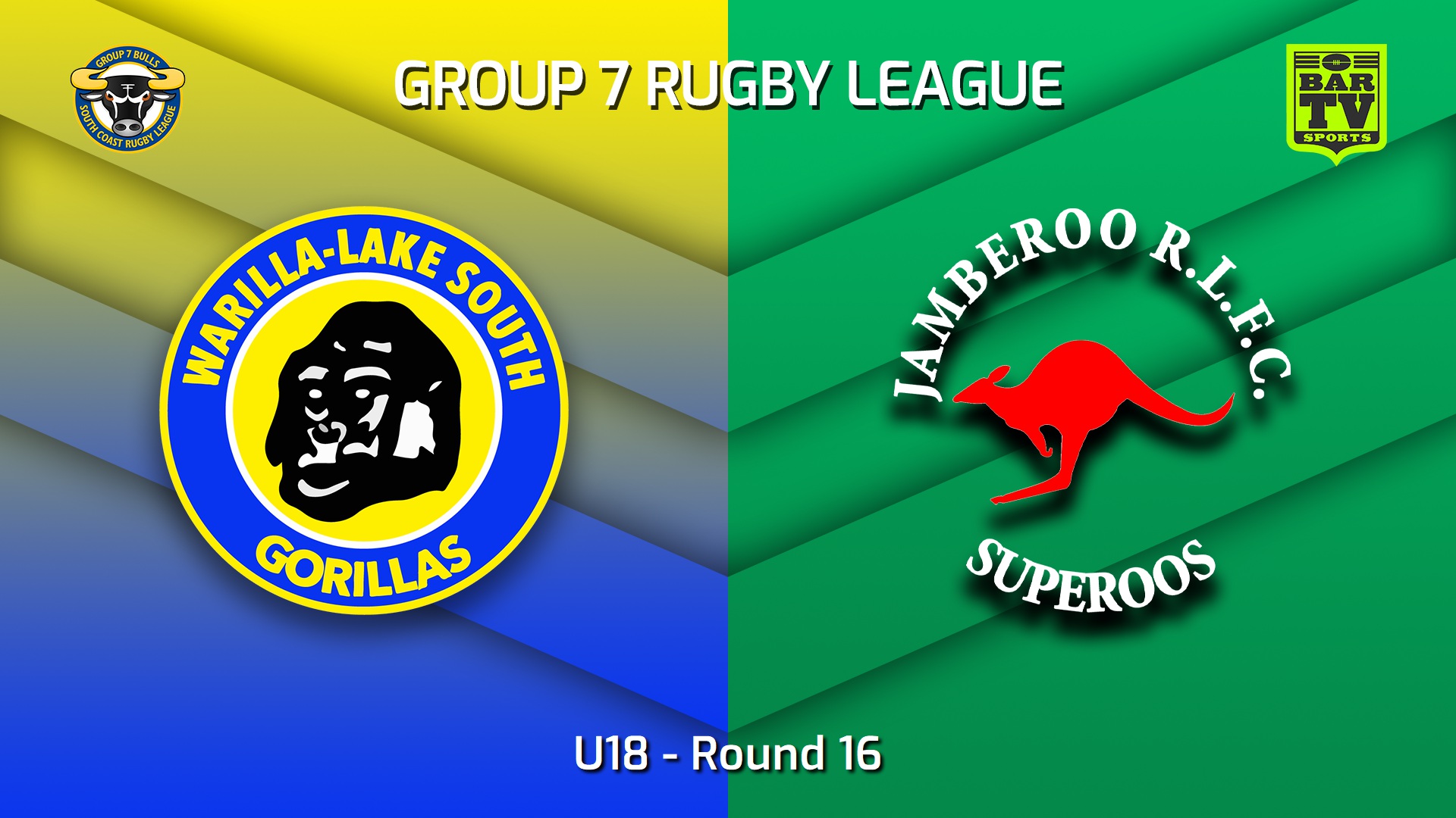 230806-South Coast Round 16 - U18 - Warilla-Lake South Gorillas v Jamberoo Superoos Slate Image