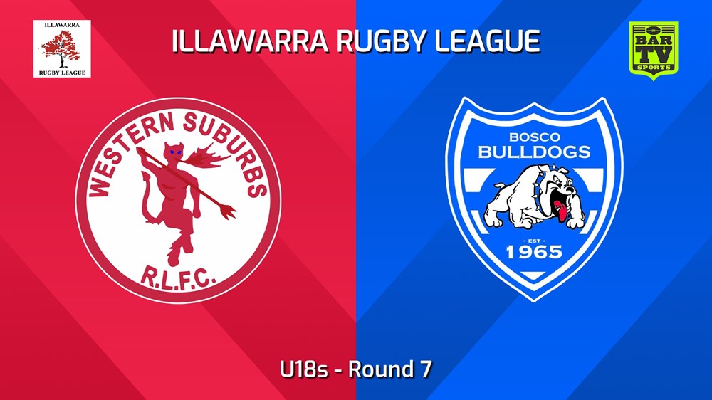 240616-video-Illawarra Round 7 - U18s - Western Suburbs Devils v St John Bosco Bulldogs Slate Image
