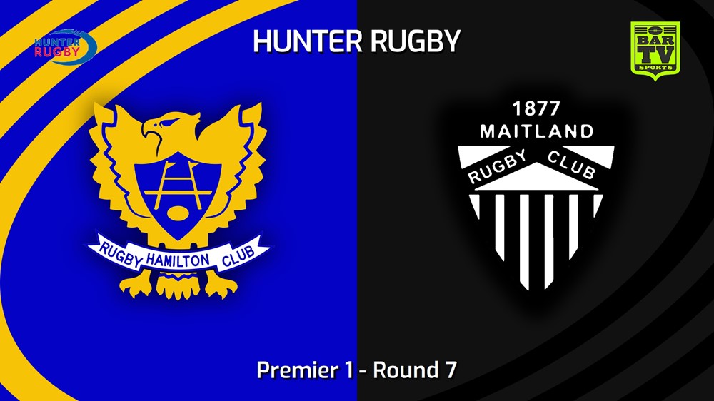 230527-Hunter Rugby Round 7 - Premier 1 - Hamilton Hawks v Maitland Slate Image