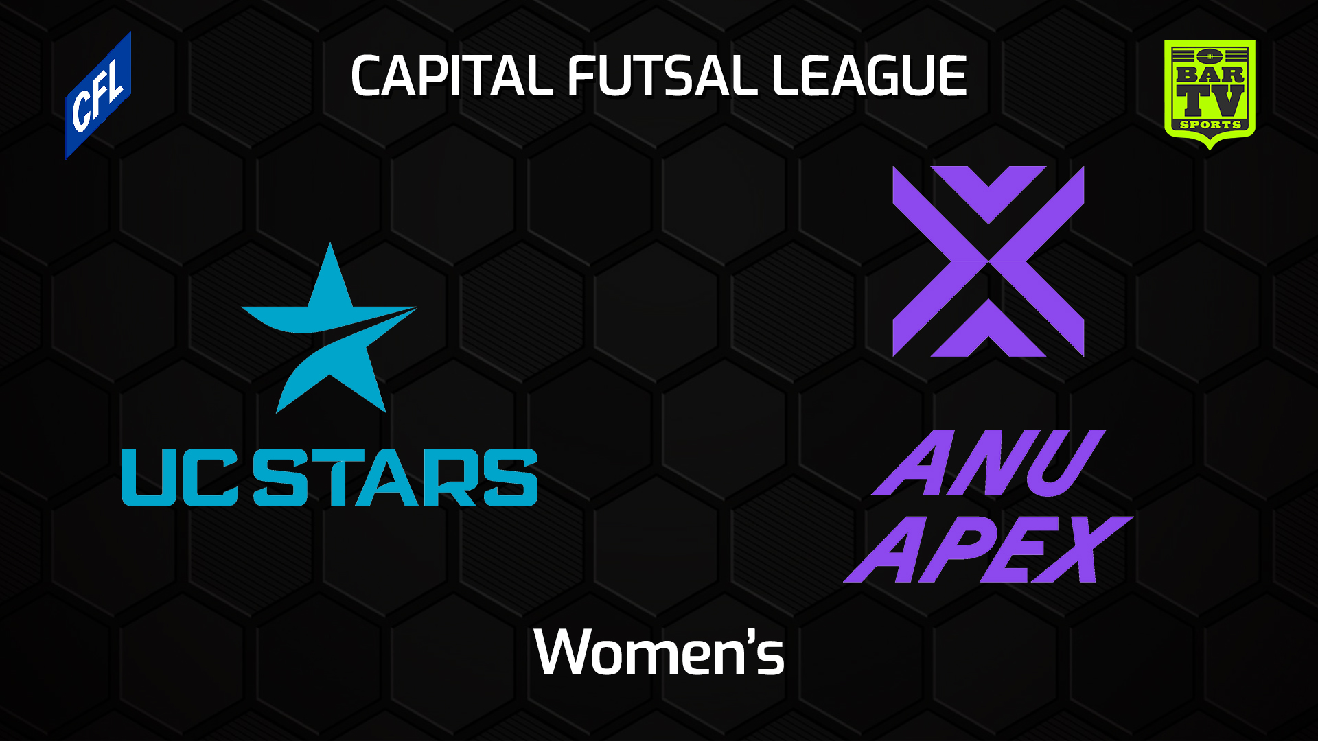221028-Capital Football Futsal Round 1 - WOMEN'S - UC Stars FC v ANU APEX Slate Image