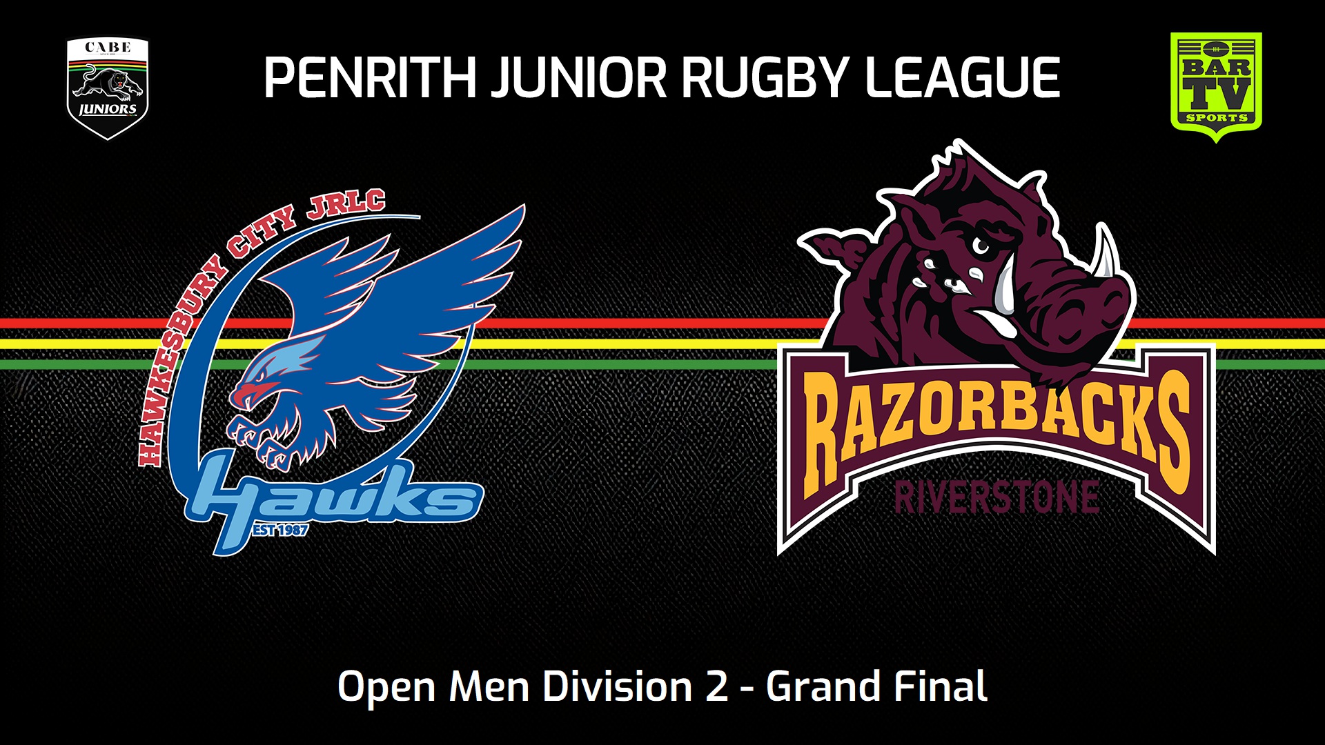 230820-Penrith & District Junior Rugby League Grand Final - Open Men Division 2 - Hawkesbury City v Riverstone Razorbacks Slate Image