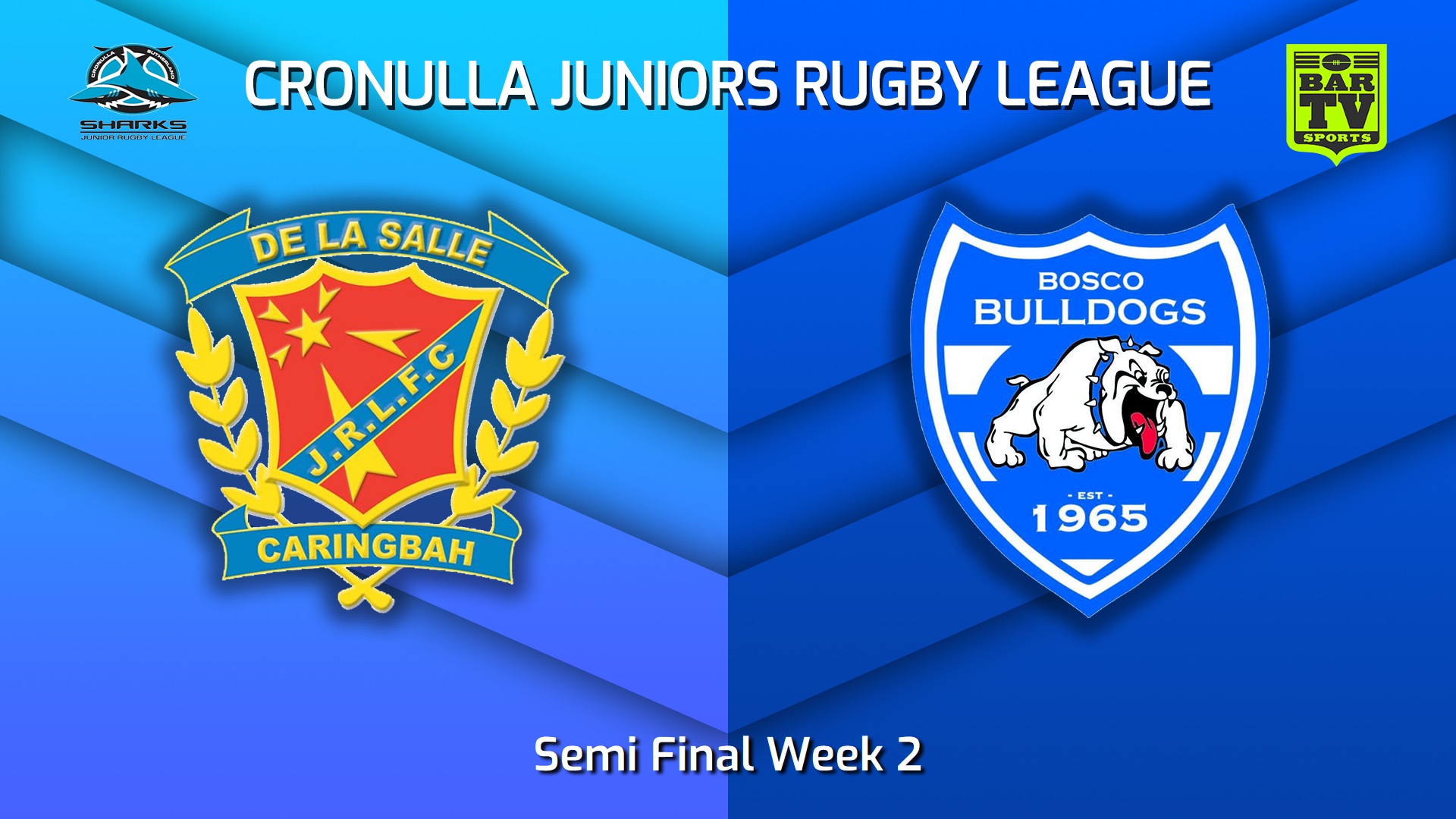 220821-Cronulla Juniors -Blues Tag U11 Silver Semi Final Week 2 - De La Salle v St John Bosco Bulldogs Slate Image