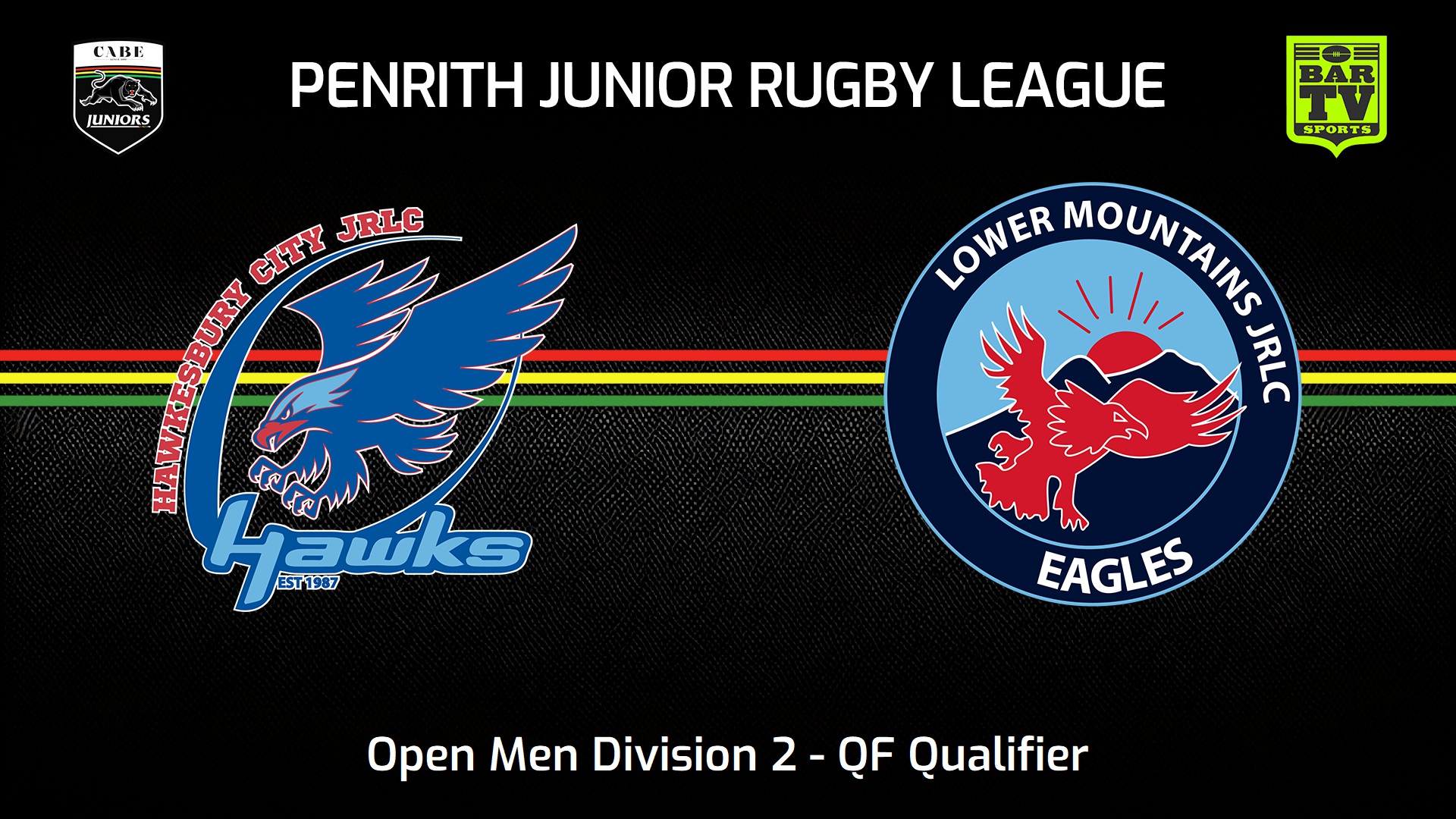 230813-Penrith & District Junior Rugby League QF Qualifier - Open Men Division 2 - Hawkesbury City v Lower Mountains Slate Image