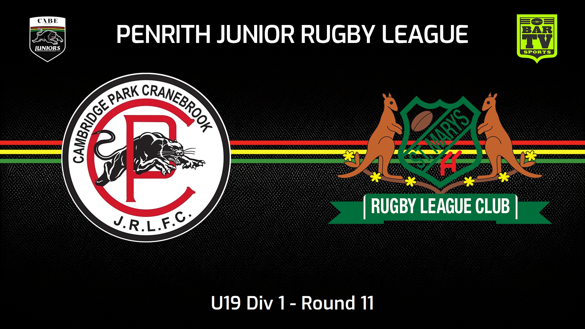 240630-video-Penrith & District Junior Rugby League Round 11 - U19 Div 1 - Cambridge Park v St Marys Slate Image