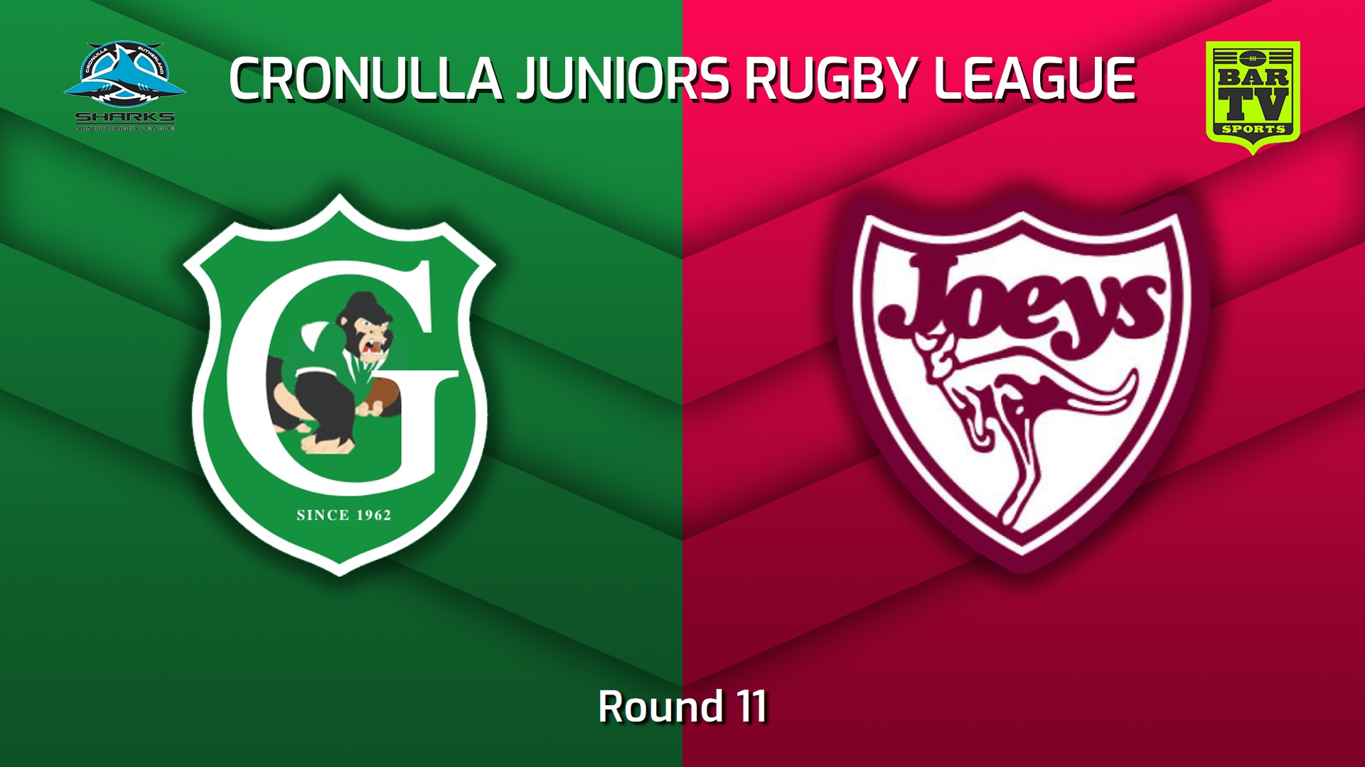 230701-Cronulla Juniors Round 11 - U13 Gold - Gymea Gorillas v St Josephs Slate Image