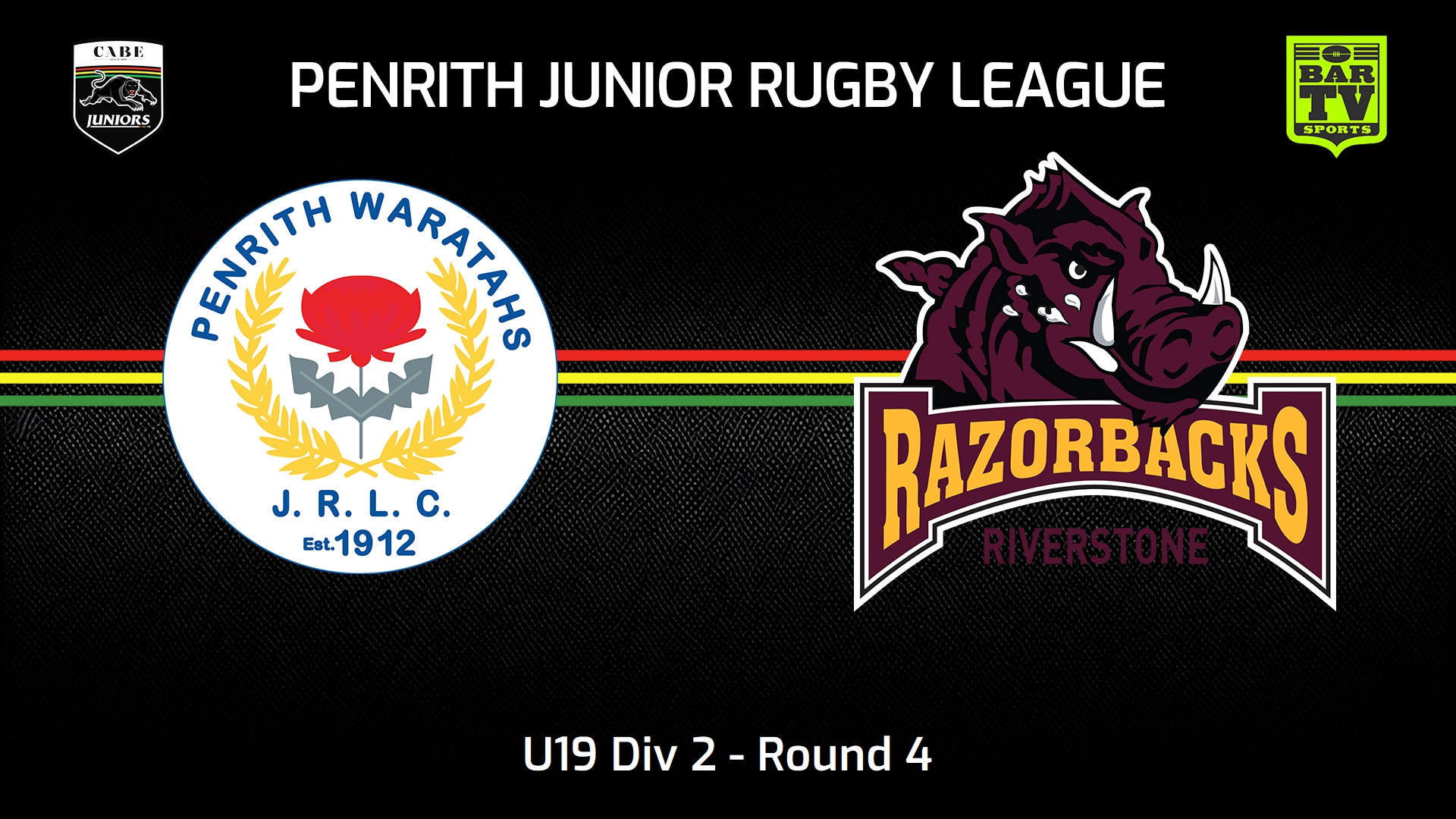 240505-video-Penrith & District Junior Rugby League Round 4 - U19 Div 2 - Penrith Waratahs v Riverstone Razorbacks Slate Image