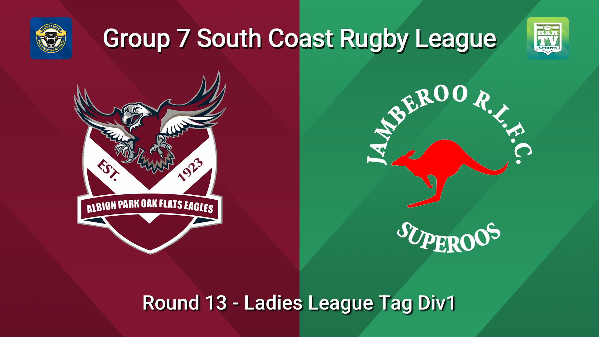 260725-video-South Coast Round 13 - Ladies League Tag Div1 - Albion Park Oak Flats v Jamberoo Superoos Slate Image