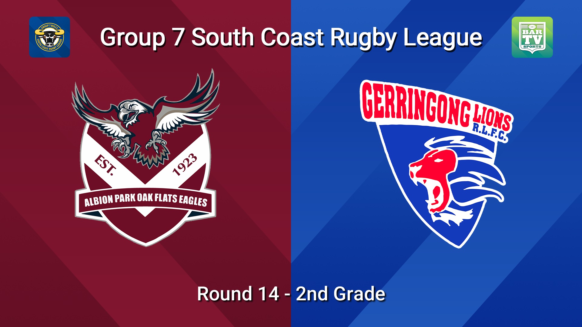 260801-video-South Coast Round 14 - 2nd Grade - Albion Park Oak Flats v Gerringong Slate Image