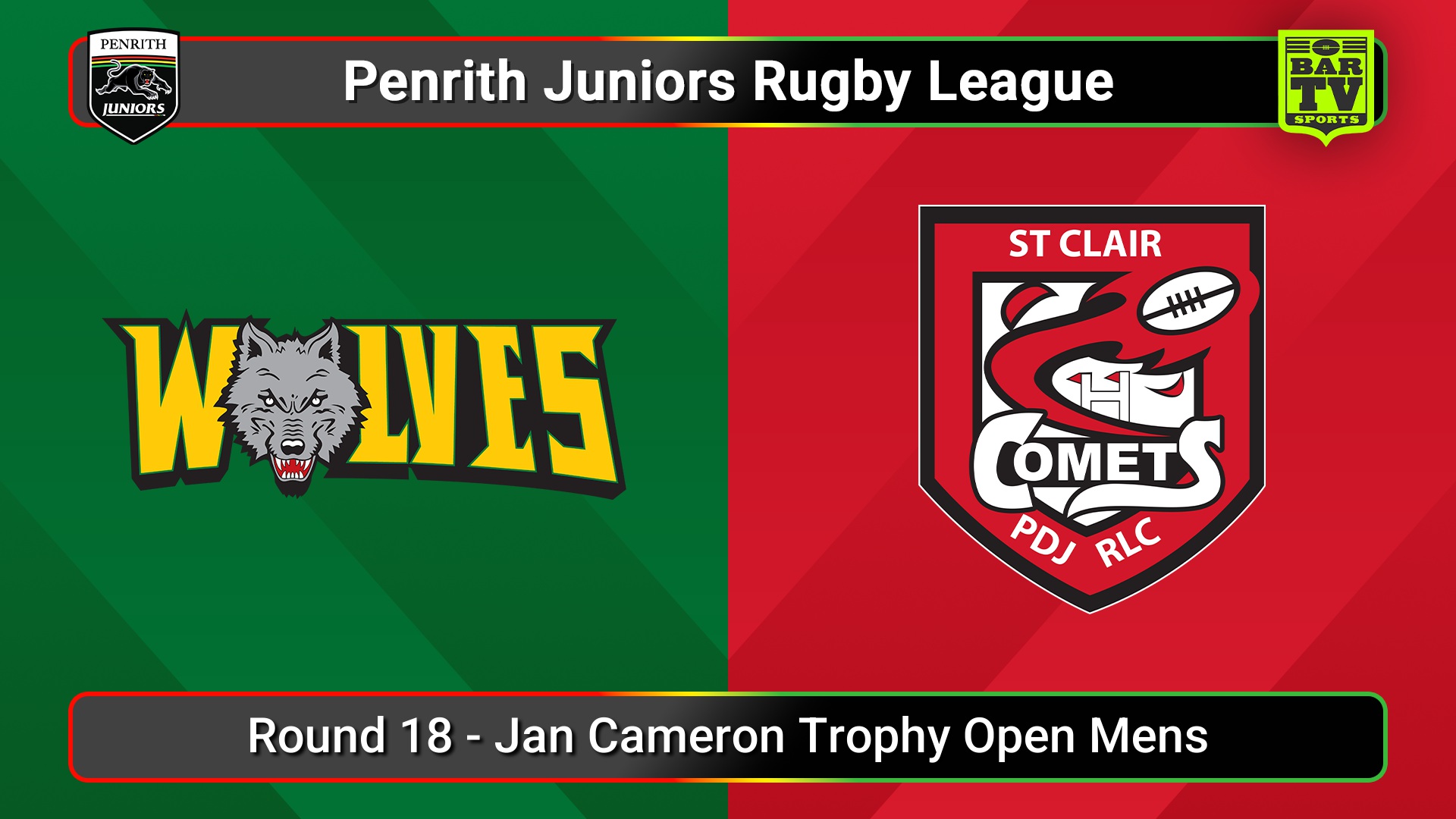 250817-video-Penrith & District Junior Rugby League Round 18 - Jan Cameron Trophy Open Mens - Windsor Wolves v St Clair Slate Image