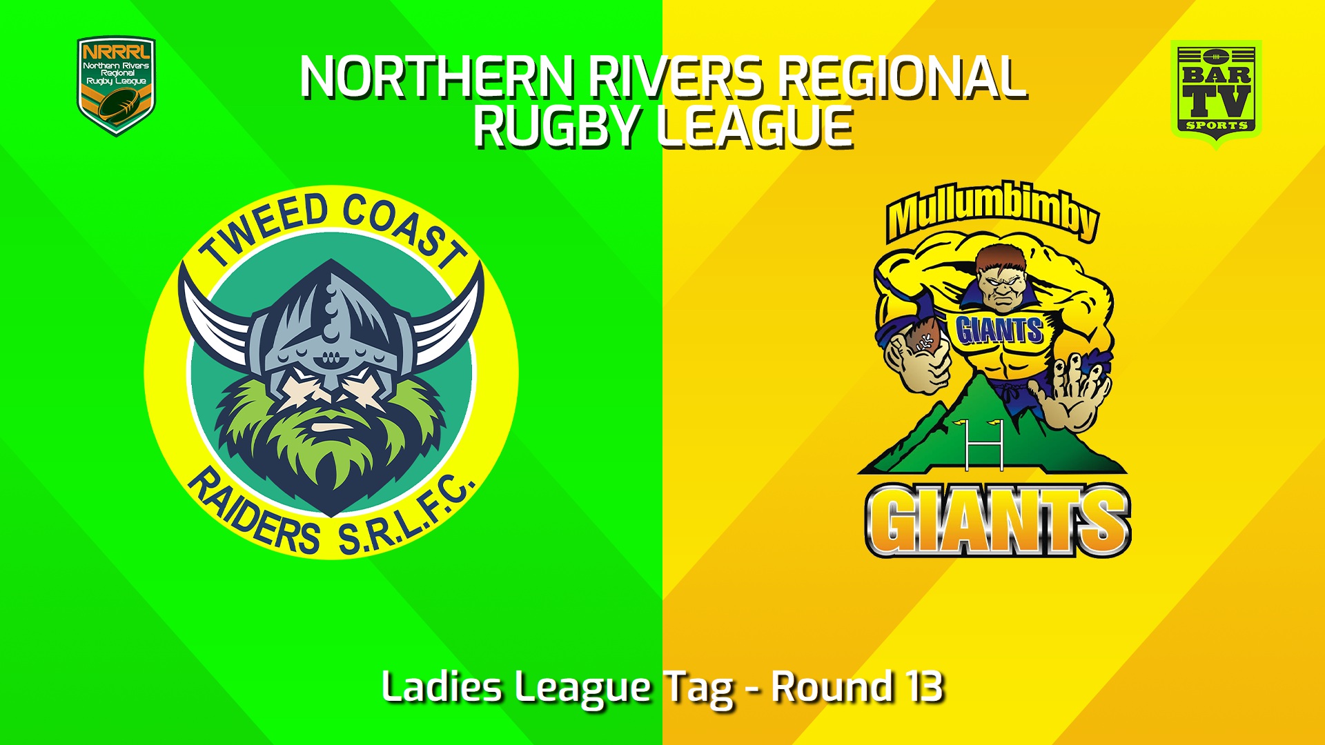 240707-video-Northern Rivers Round 13 - Ladies League Tag - Tweed Coast Raiders v Mullumbimby Giants Slate Image