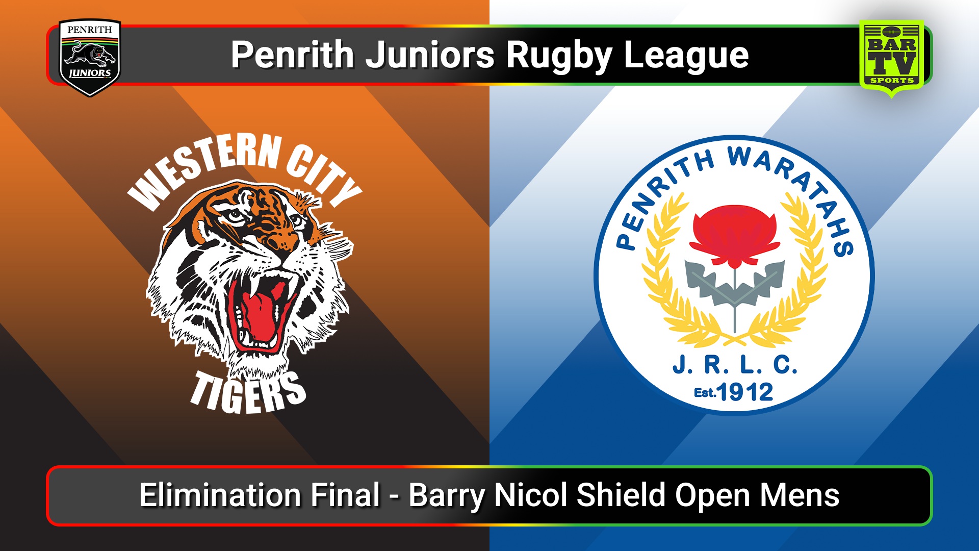 250824-video-Penrith & District Junior Rugby League Elimination Final - Barry Nicol Shield Open Mens - Western City Tigers v Penrith Waratahs Slate Image