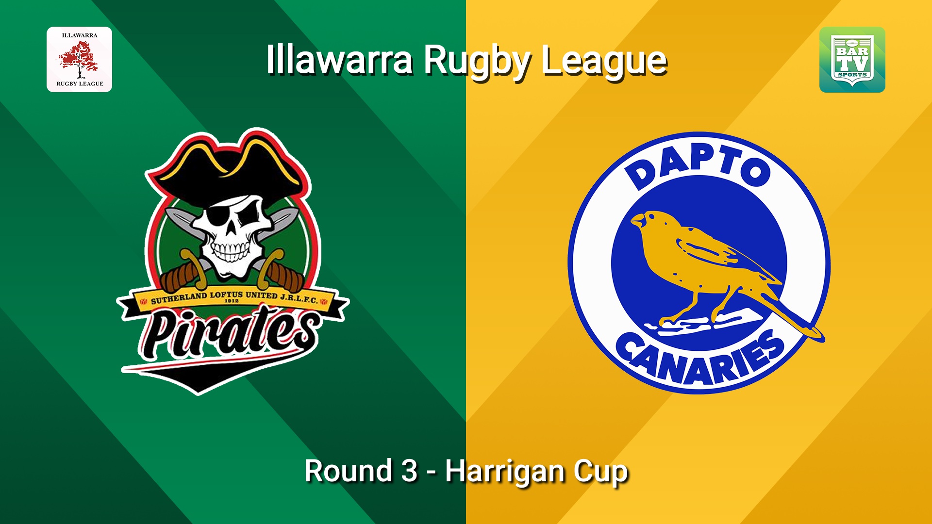 260510-video-Illawarra Round 3 - Harrigan Cup - Sutherland Loftus Pirates v Dapto Canaries Slate Image