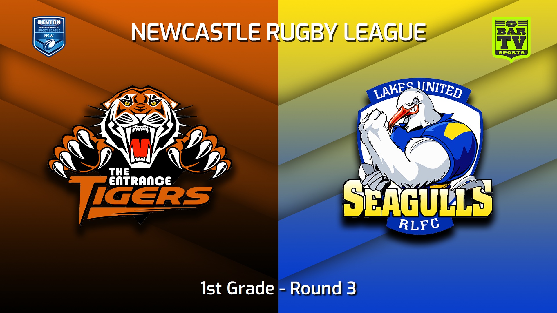 230407-Newcastle RL Round 3 - 1st Grade - The Entrance Tigers v Lakes United Seagulls Slate Image