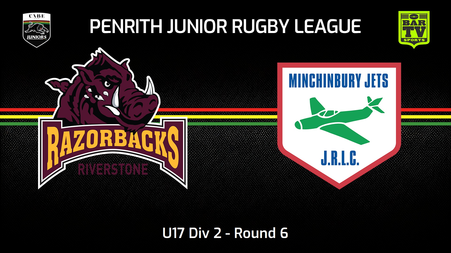 240519-video-Penrith & District Junior Rugby League Round 6 - U17 Div 2 - Riverstone Razorbacks v Minchinbury Slate Image
