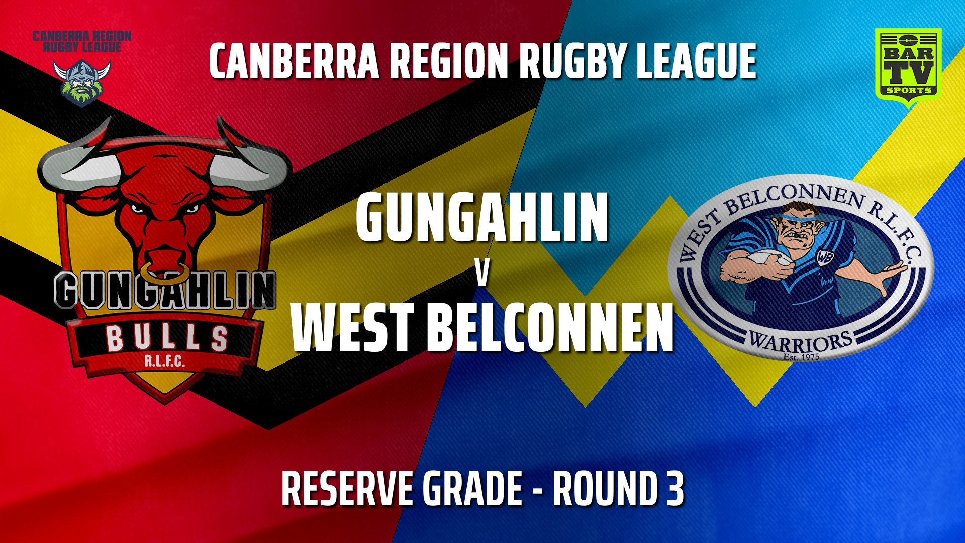 210421-CRRL Round 3 - Reserve Grade - Gungahlin Bulls v West Belconnen Warriors Slate Image