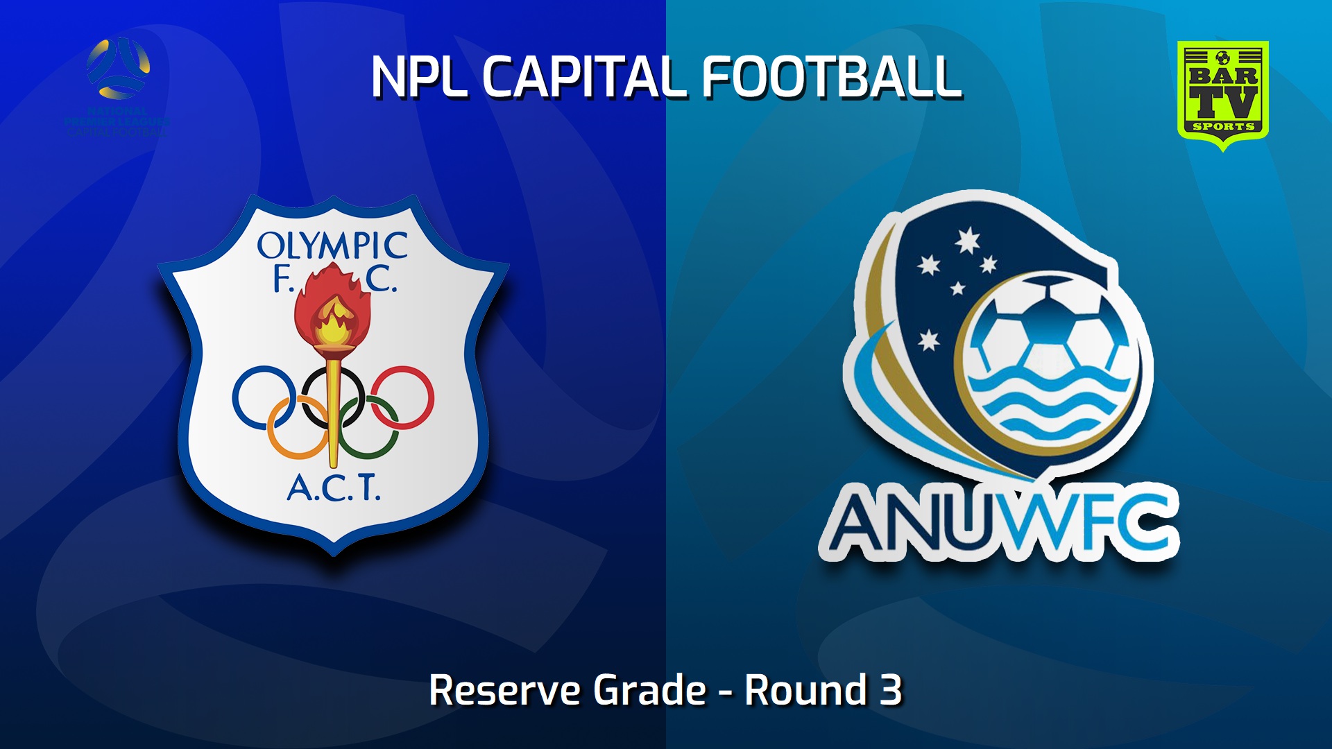 230430-NPL Women - Reserve Grade - Capital Football Round 3 - Canberra Olympic FC (women) v ANU WFC (women) Slate Image