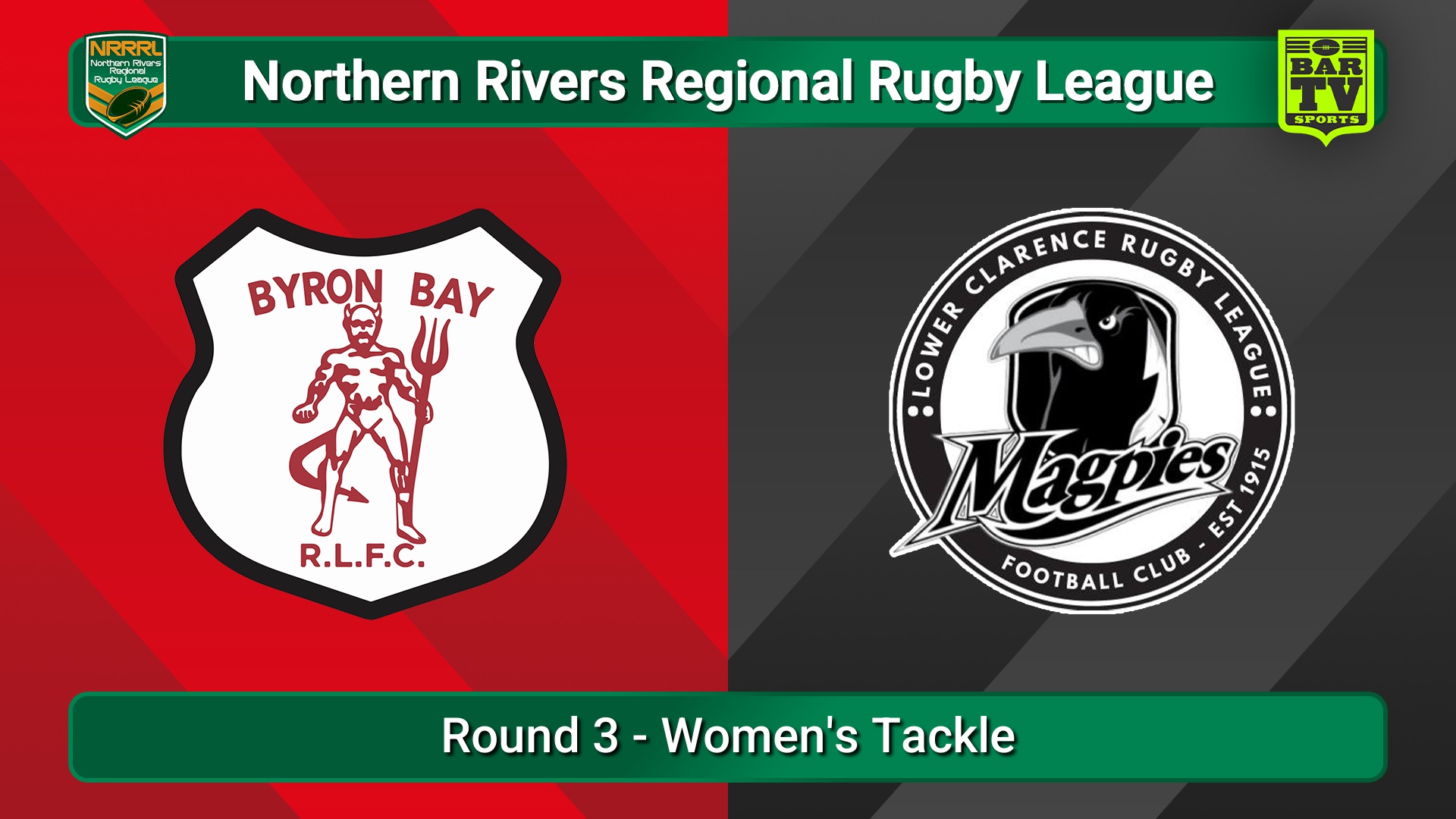 250427-video-Northern Rivers Round 3 - Women's Tackle - Byron Bay Red Devils v Lower Clarence Magpies Slate Image