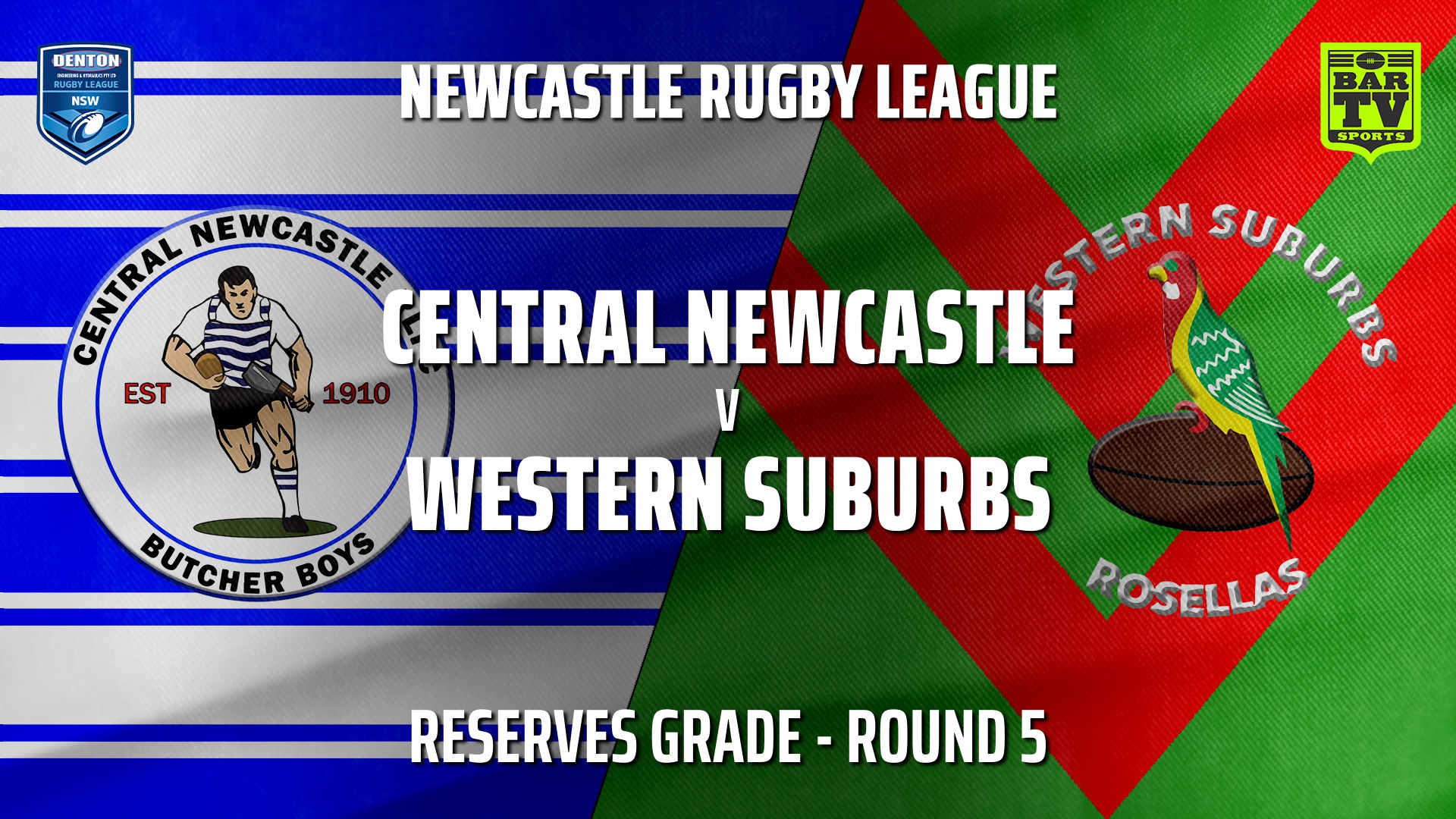 210422-Newcastle Rugby League Round 5 - Reserve Grade - Central Newcastle v Western Suburbs Rosellas Slate Image