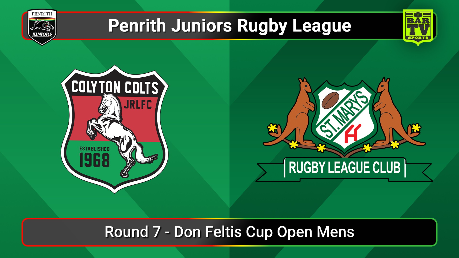 250524-video-Penrith & District Junior Rugby League Round 7 - Don Feltis Cup Open Mens - Colyton v St Marys Slate Image