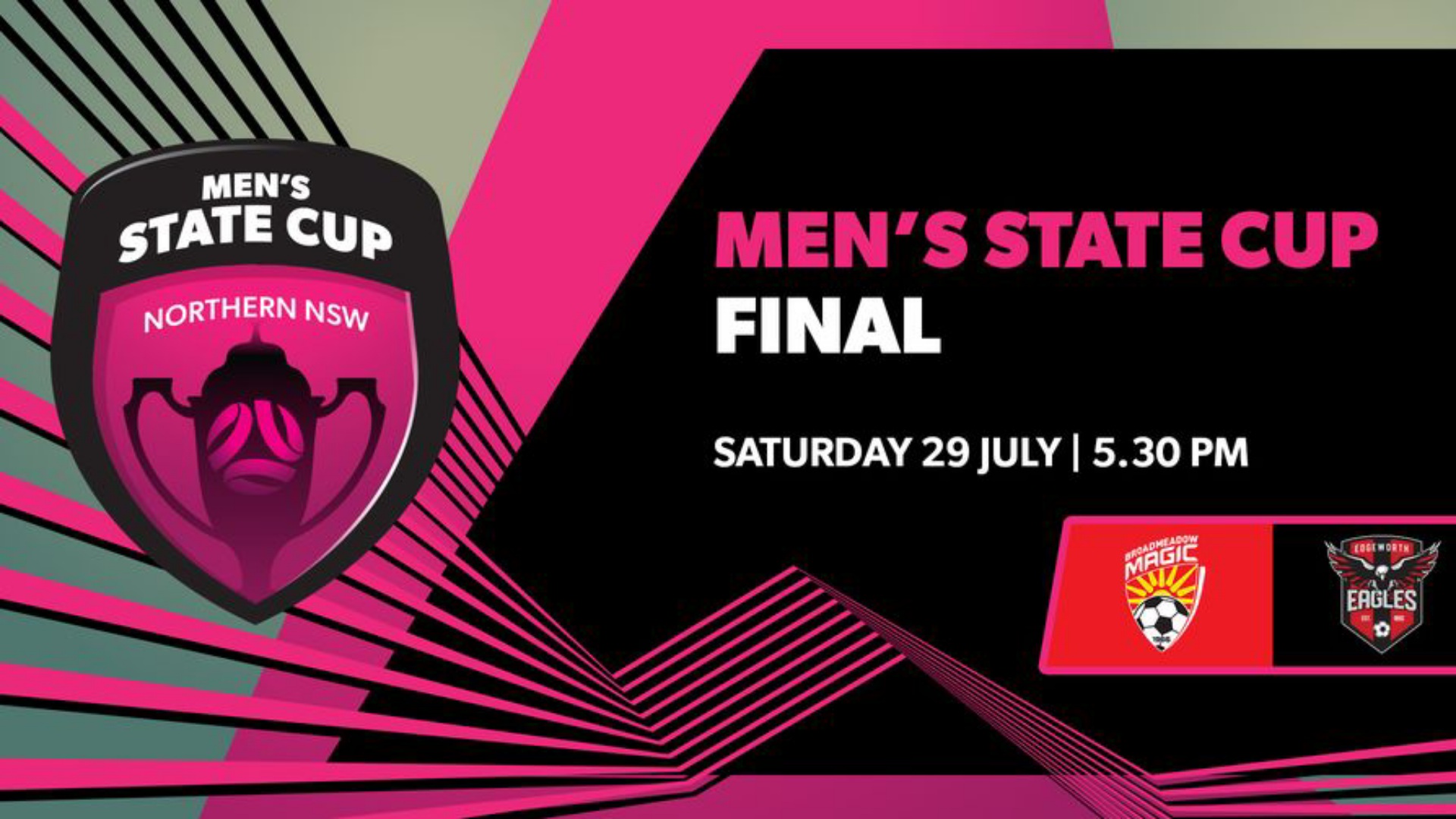 230729-Northern NSW Men's State Cup - Grand Final - Edgeworth Eagles FC v Broadmeadow Magic Slate Image