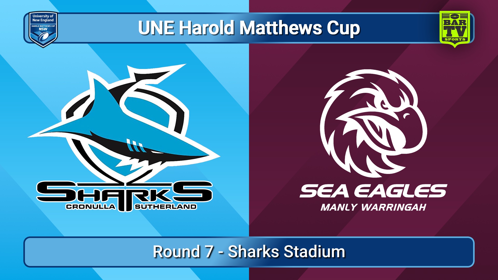 250323-video-UNE Harold Matthews Cup Round 7 - Cronulla-Sutherland Sharks v Manly Warringah Sea Eagles Slate Image