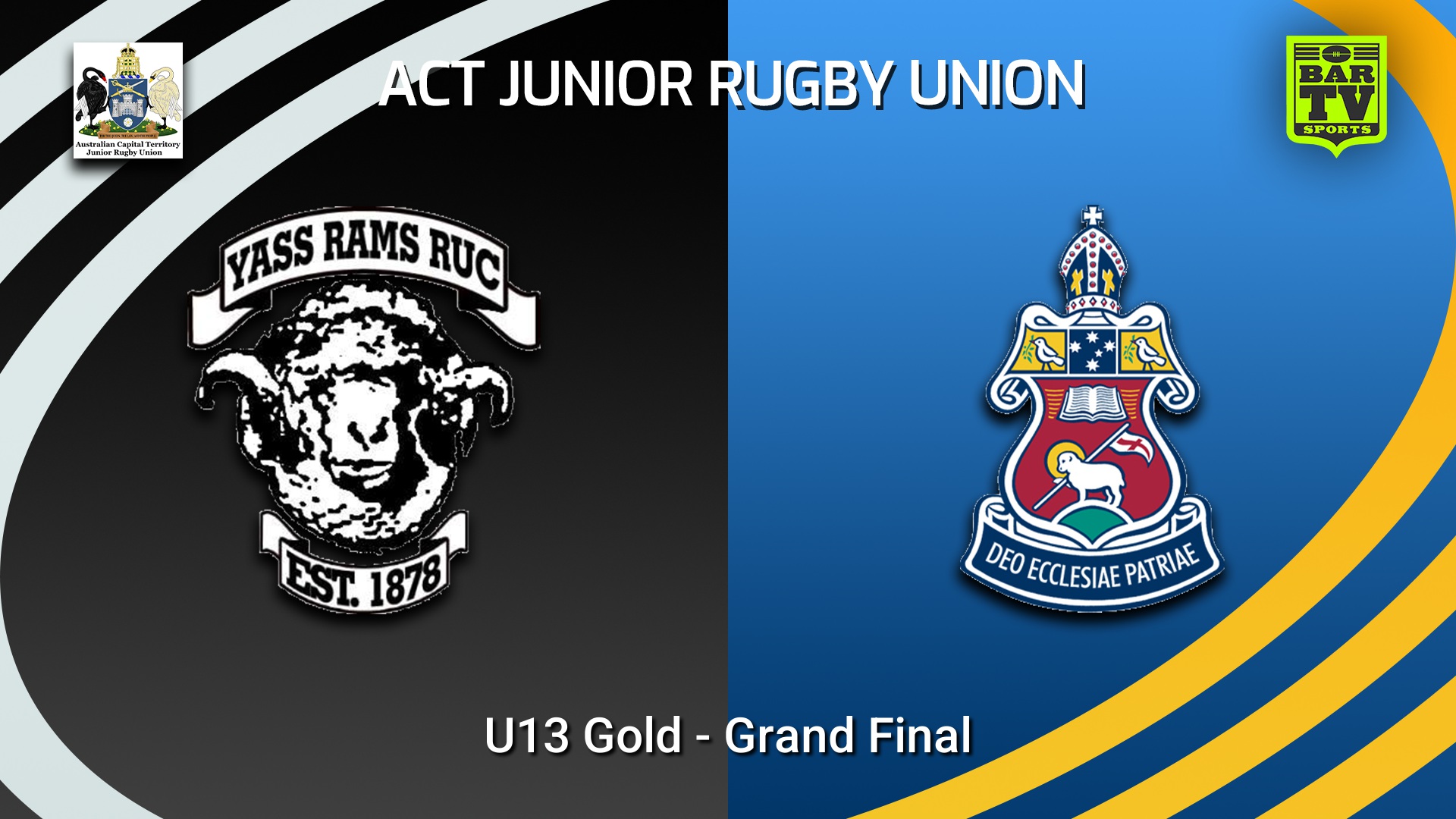 260905-video-ACT Junior Rugby Union Grand Final - U13 Gold - Yass/Uni-Norths Owls v Canberra Grammar Slate Image