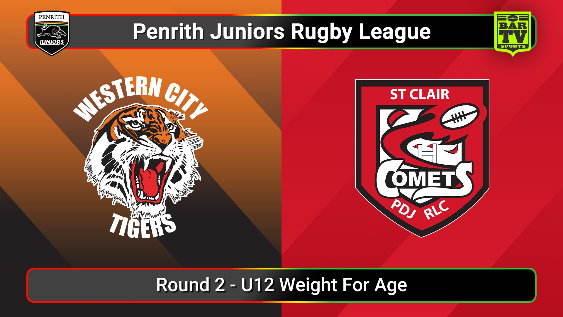 250622-video-Penrith & District Junior Rugby League Round 2 - U12 Weight For Age - Western City Tigers v St Clair Slate Image