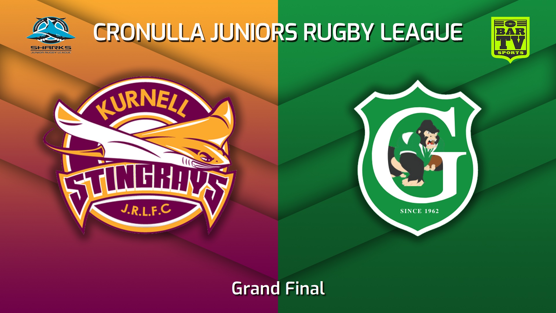 220828-Cronulla Juniors - U9s Blues Tag Silver Grand Final - Kurnell Stingrays v Gymea Gorillas Slate Image