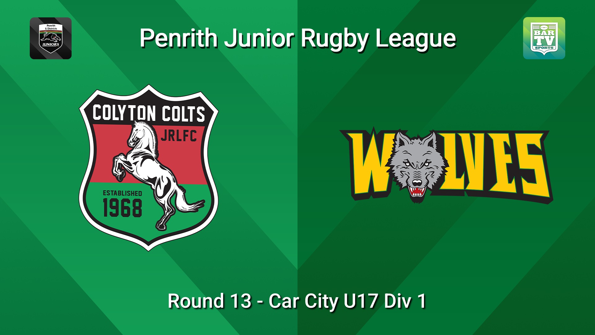 260725-video-Penrith & District Junior Rugby League Round 13 - Car City U17 Div 1 - Colyton v Windsor Wolves Slate Image