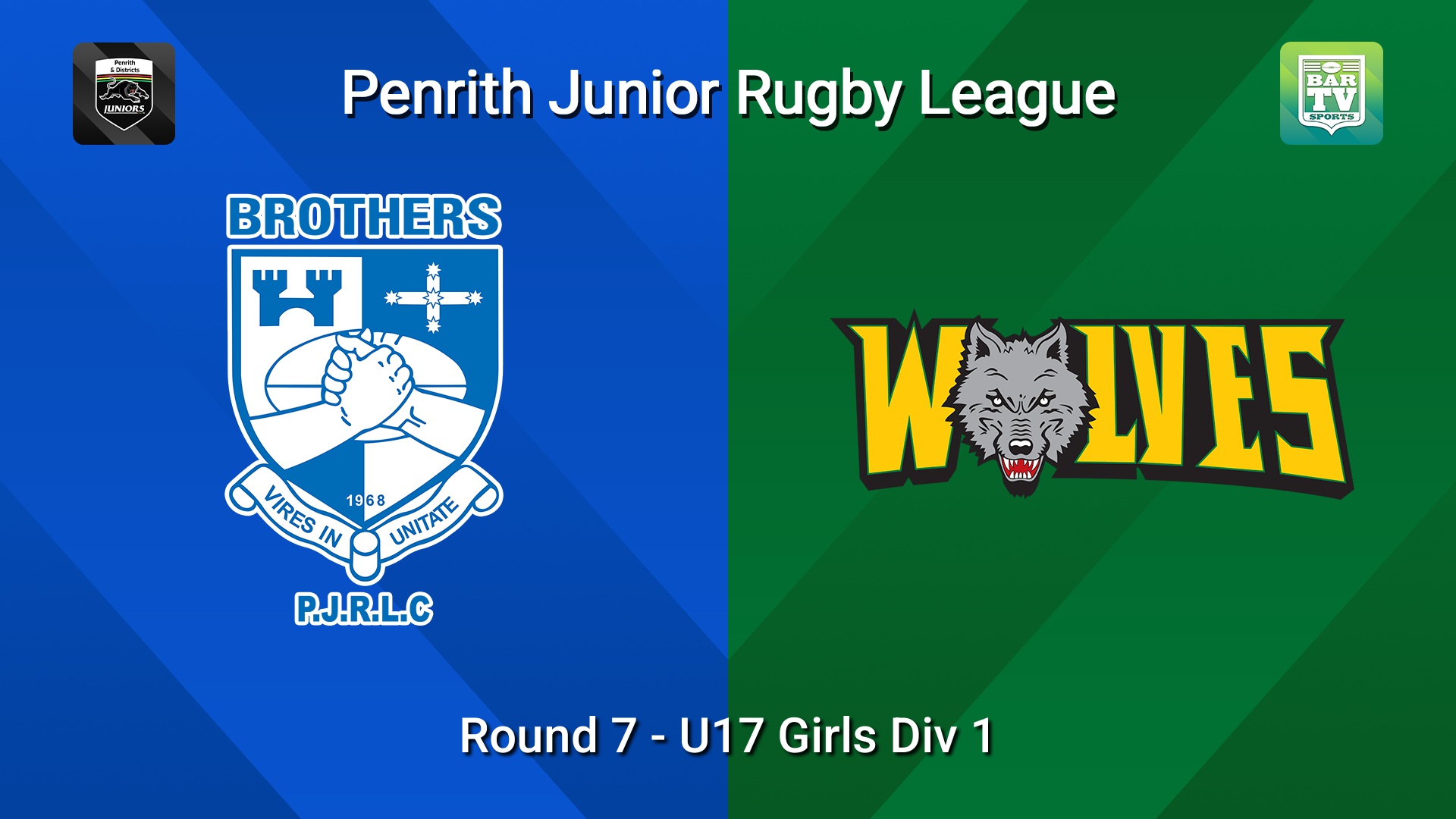 260613-video-Penrith & District Junior Rugby League Round 7 - U17 Girls Div 1 - Brothers v Windsor Wolves Slate Image