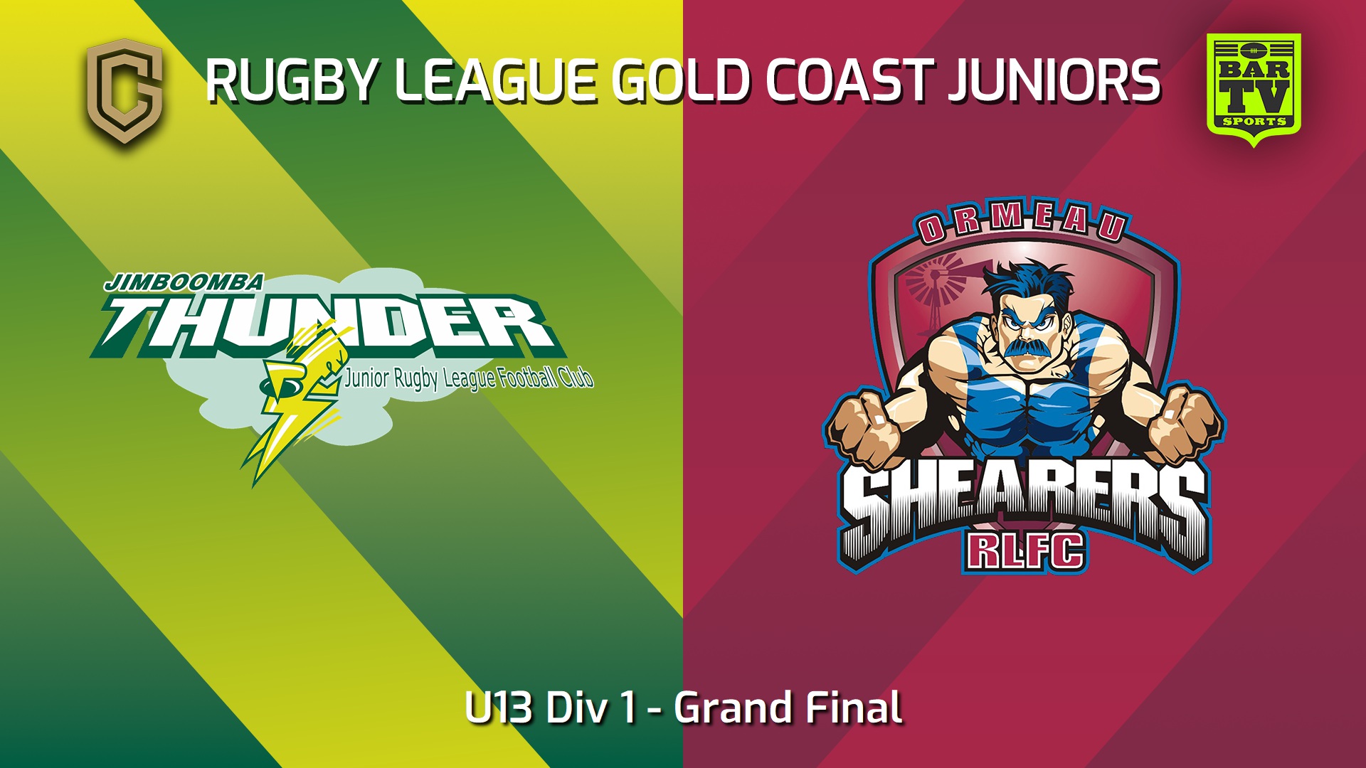 240907-video-Rugby League Gold Coast Juniors Grand Final - U13 Div 1 T2 - Jimboomba Thunder v Ormeau Shearers Slate Image