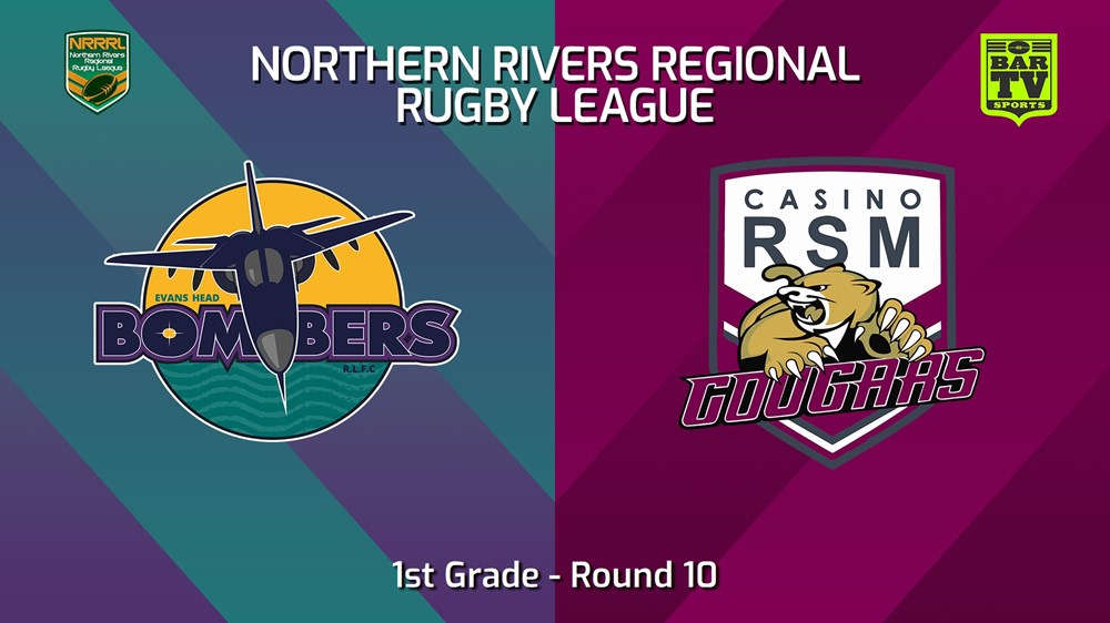 240615-video-Northern Rivers Round 10 - 1st Grade - Evans Head Bombers v Casino RSM Cougars Slate Image