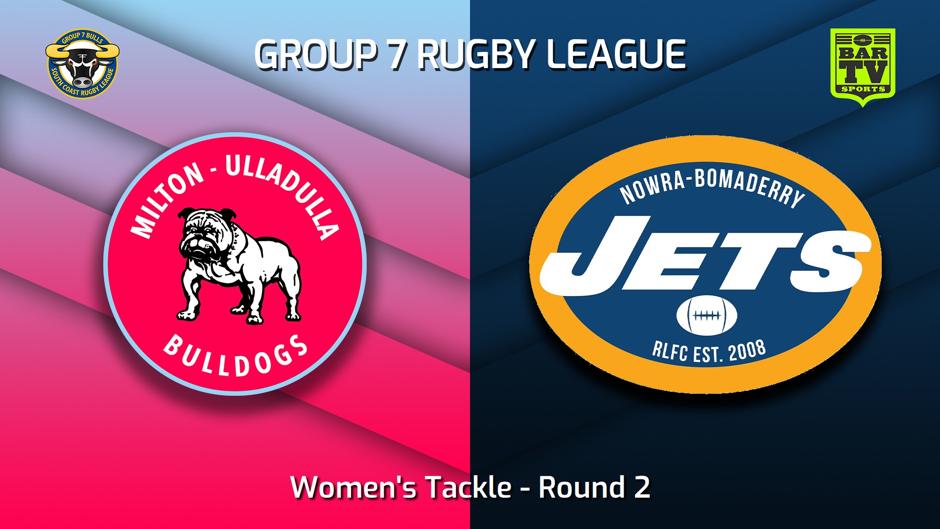 230507-South Coast Round 2 - Women's Tackle - Milton-Ulladulla Bulldogs v Nowra-Bomaderry Jets Slate Image