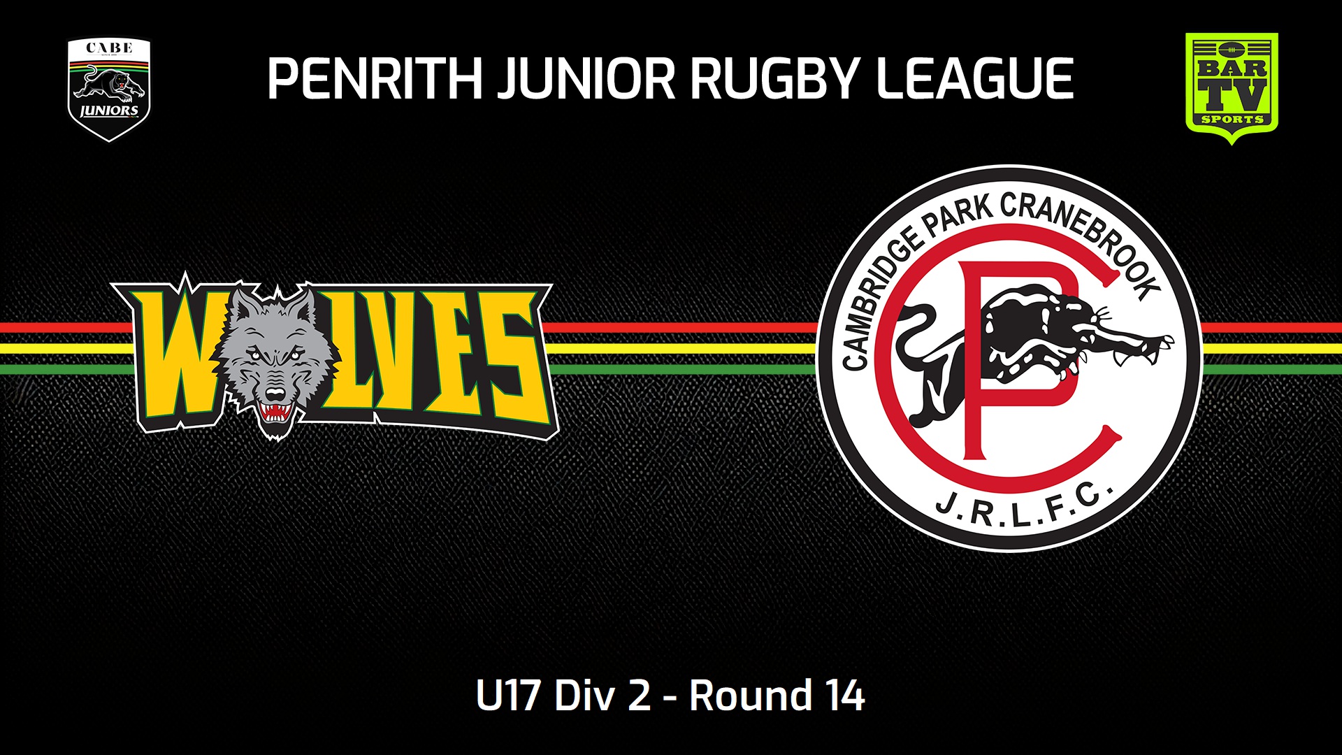 230730-Penrith & District Junior Rugby League Round 14 - U17 Div 2 - Windsor Wolves v Cambridge Park Slate Image