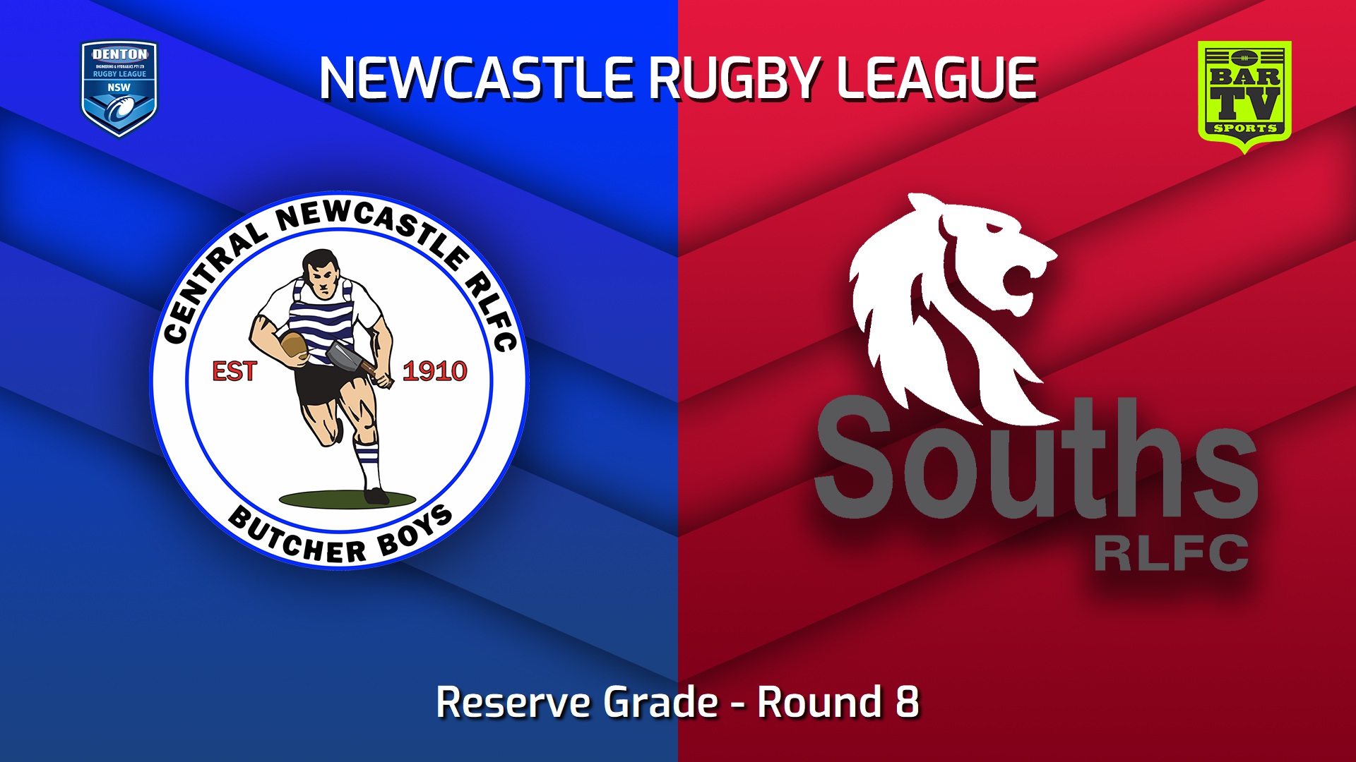 230521-Newcastle RL Round 8 - Reserve Grade - Central Newcastle Butcher Boys v South Newcastle Lions Slate Image