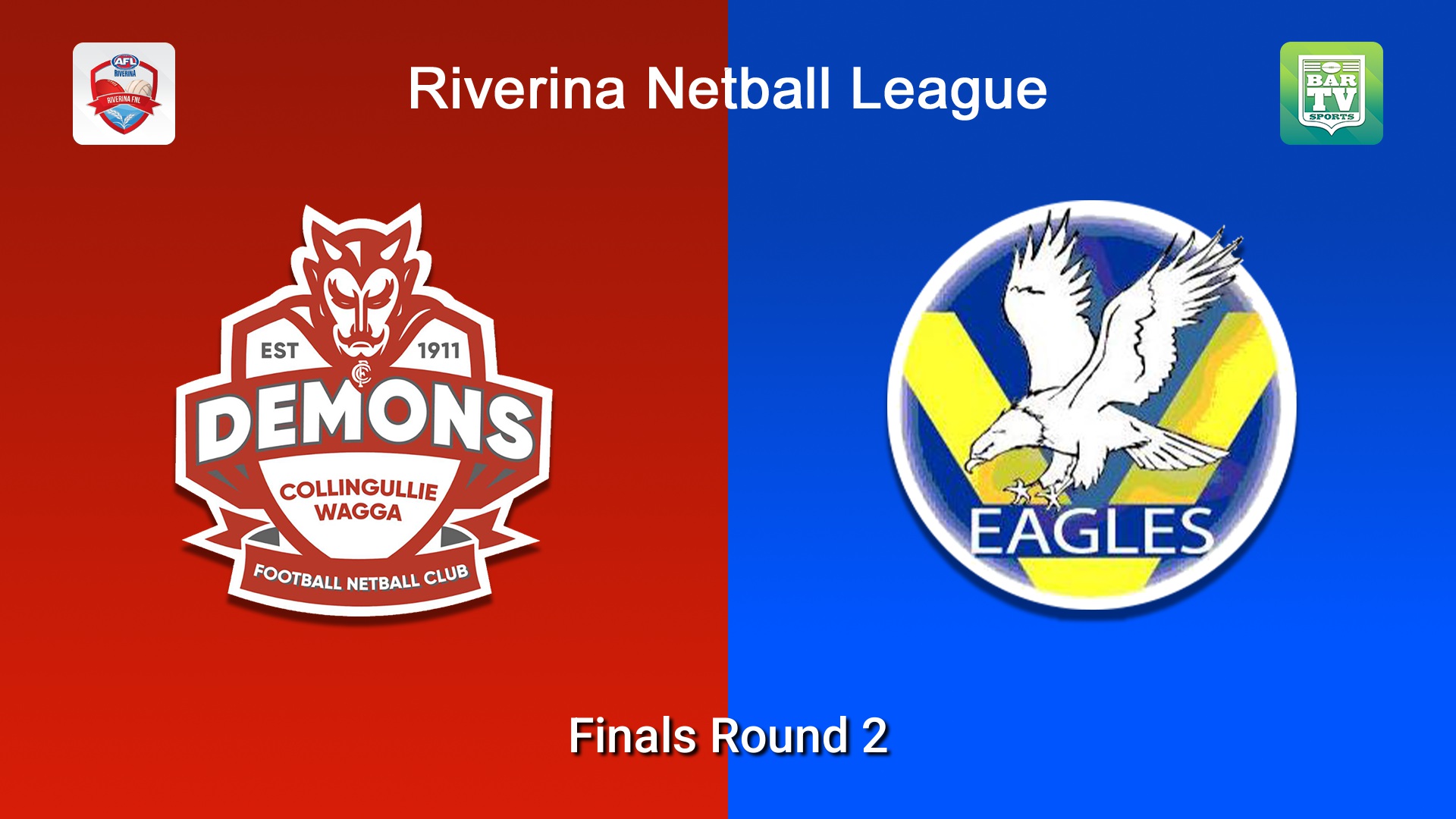 260830-video-Riverina Netball League Finals Round 2 - A Reserve Grade - Collingullie Wagga Demons v Narrandera Eagles Slate Image
