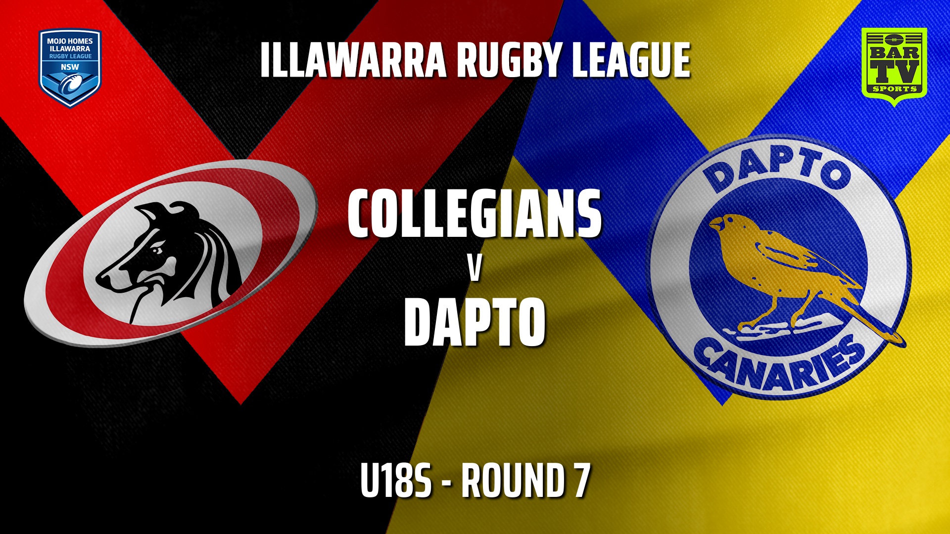 210529-IRL Round 7 - U18s - Collegians v Dapto Canaries Slate Image