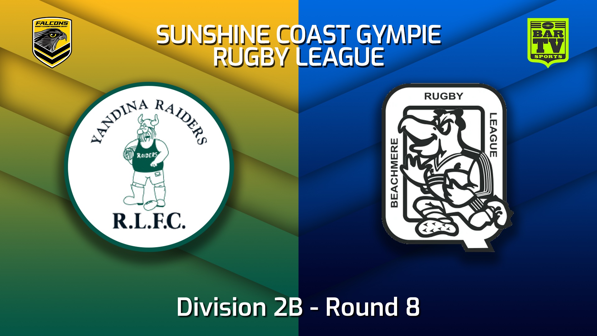 220611-Sunshine Coast RL Round 8 - Division 2B - Yandina Raiders v Beachmere Pelicans Slate Image
