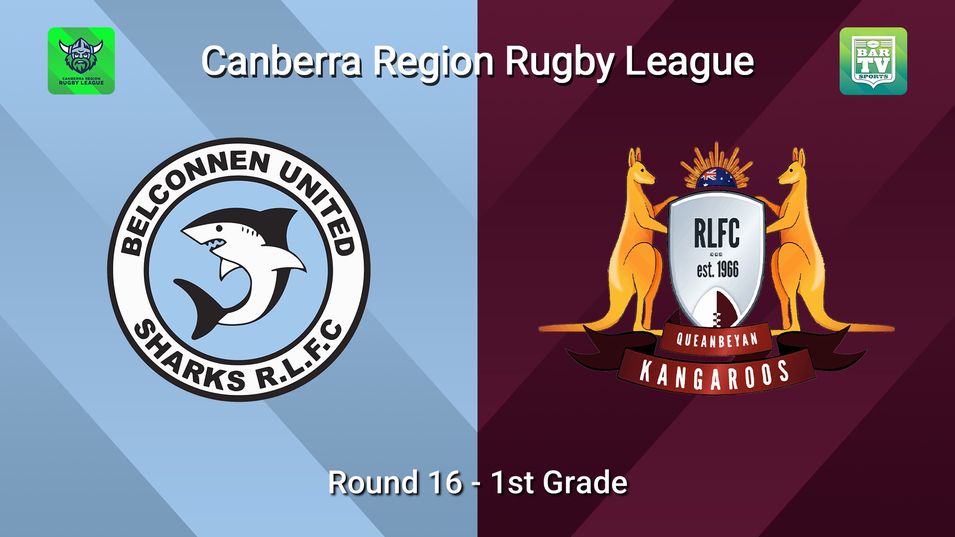 260808-video-Canberra Round 16 - 1st Grade - Belconnen United Sharks v Queanbeyan Kangaroos Slate Image
