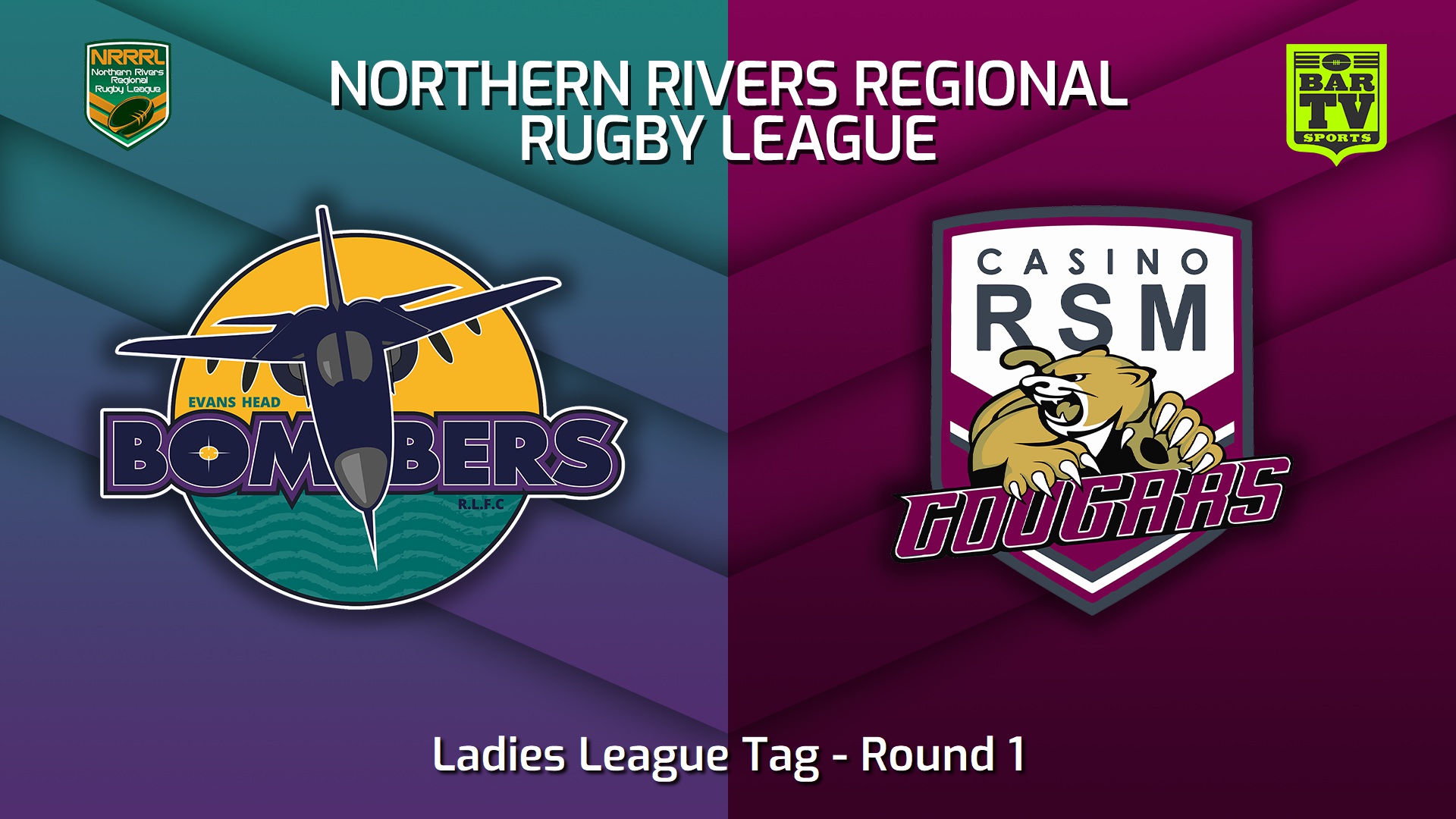 230415-Northern Rivers Round 1 - Ladies League Tag - Evans Head Bombers v Casino RSM Cougars Slate Image