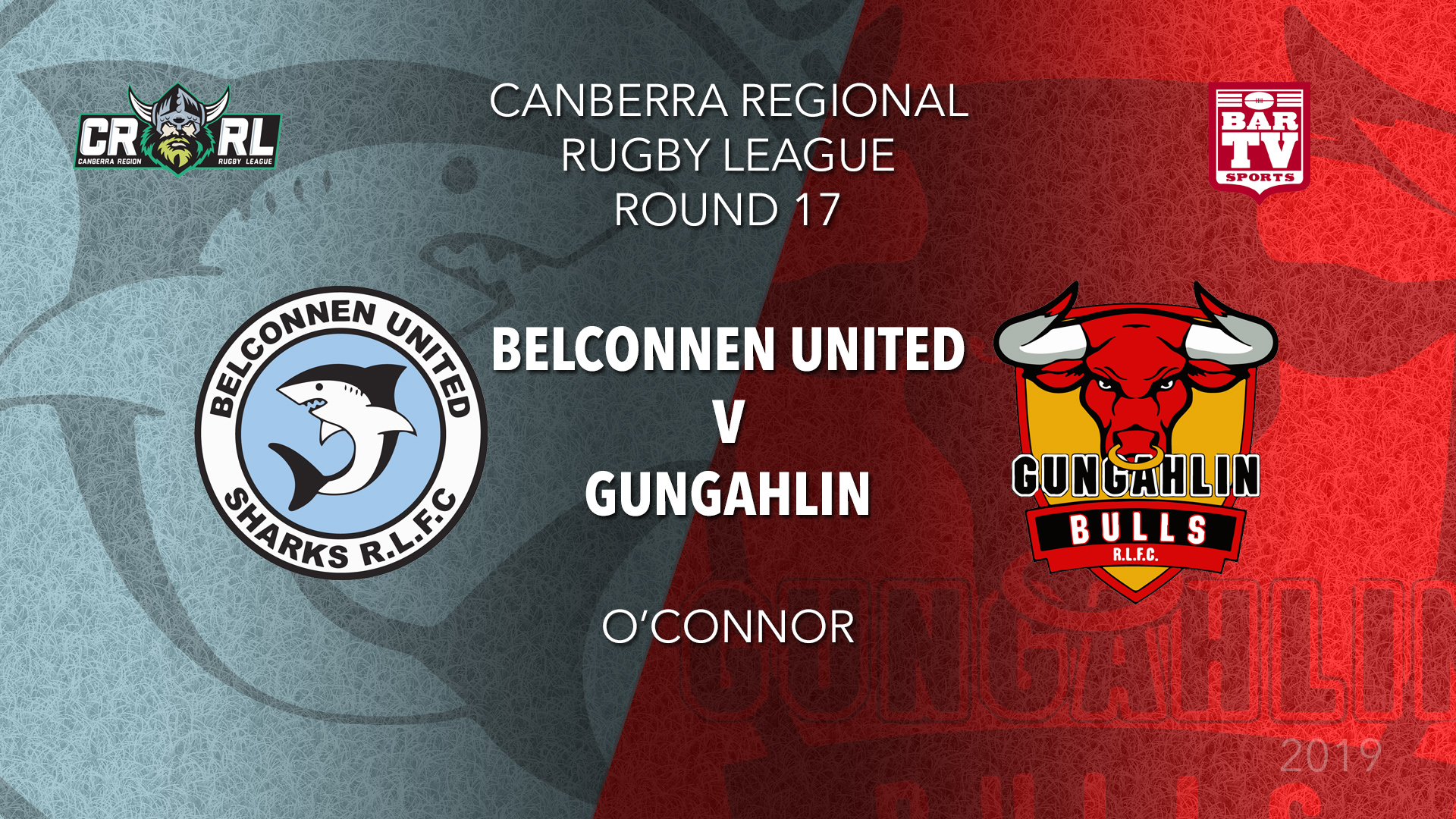 CRRL Round 17 - 1st Grade - Belconnen United Sharks v Gungahlin Bulls Slate Image