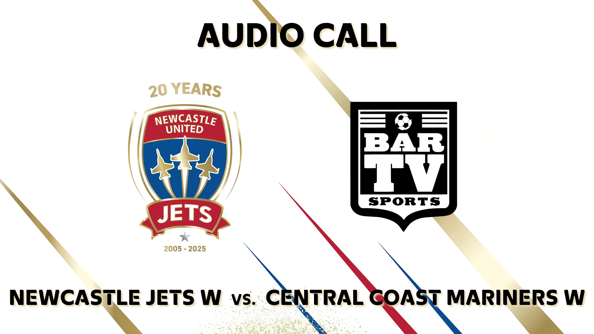 250419-video-Newcastle Jets Audio Call Round 23 - Newcastle Jets W v Central Coast Mariners W Slate Image