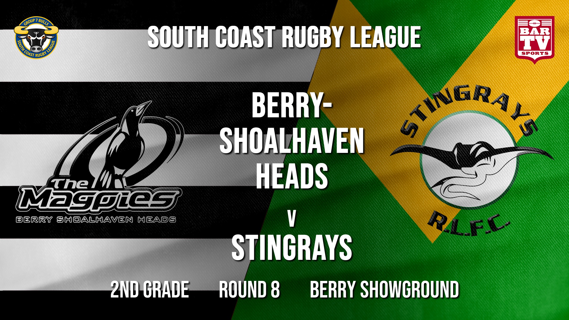 Group 7 RL Round 8 - 2nd Grade - Berry-Shoalhaven Heads v Stingrays of Shellharbour Slate Image