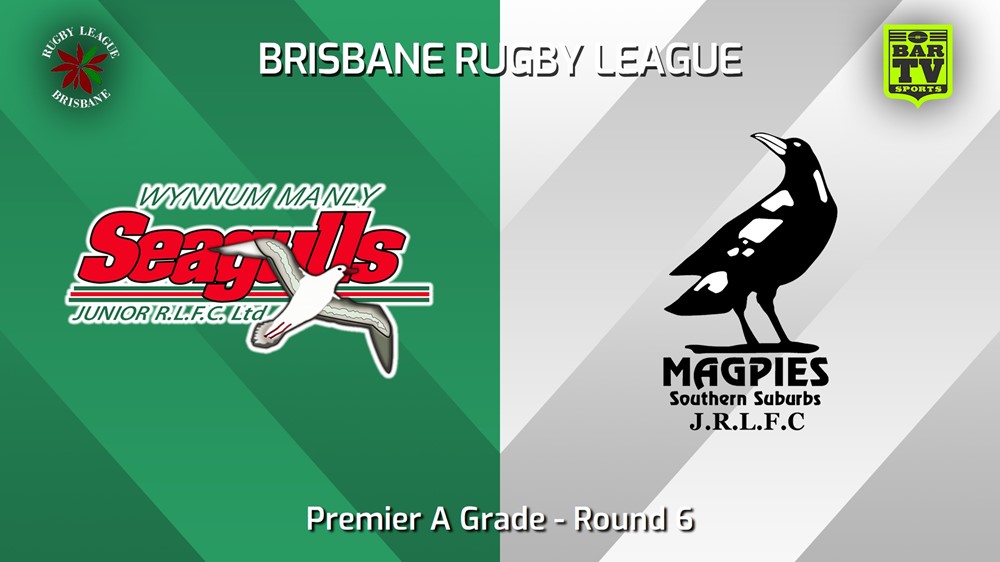 240511-video-BRL Round 6 - Premier A Grade - Wynnum Manly Seagulls Juniors v Southern Suburbs Magpies Minigame Slate Image