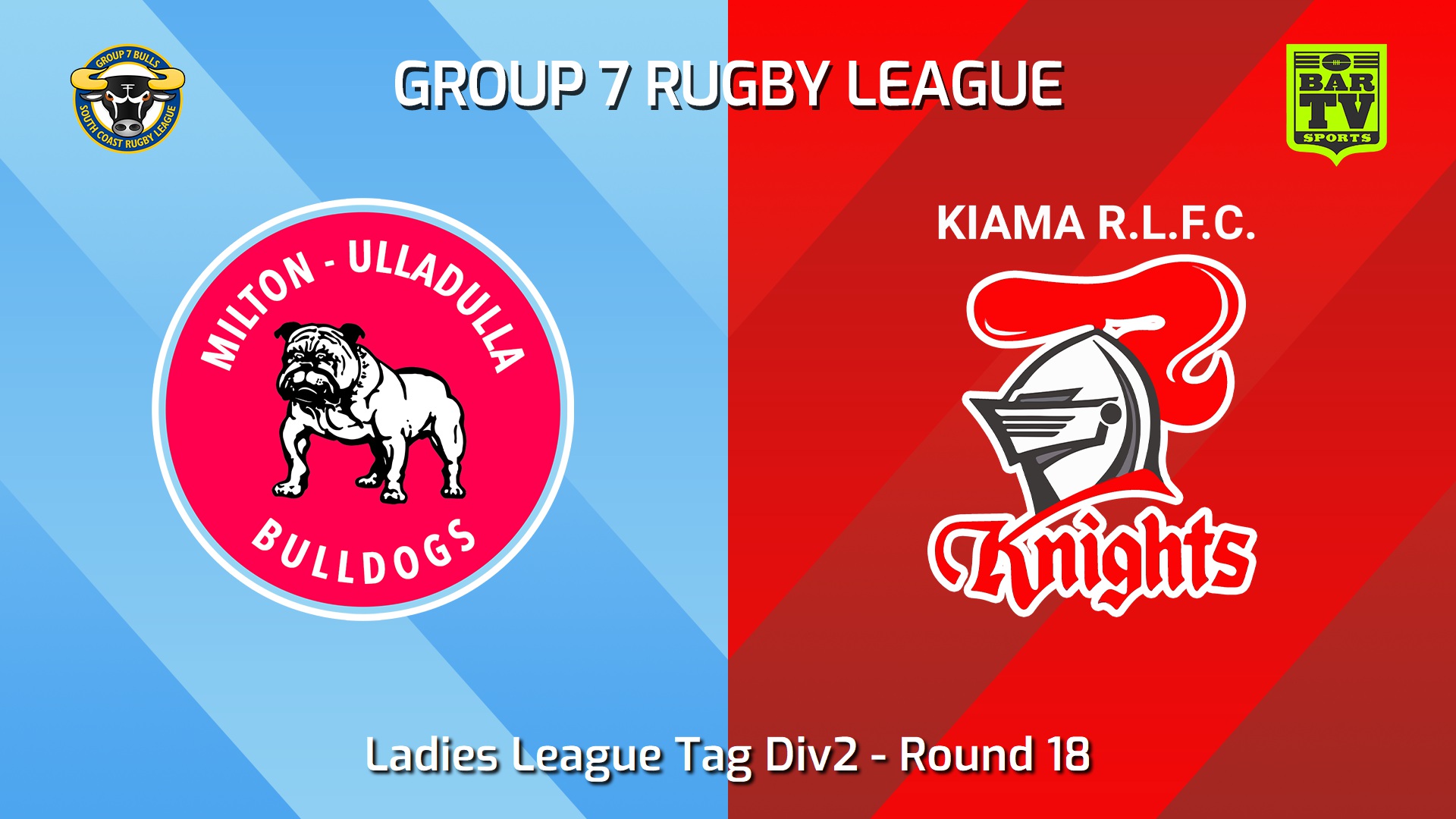 240818-video-South Coast Round 18 - Ladies League Tag Div2 - Milton-Ulladulla Bulldogs v Kiama Knights Slate Image