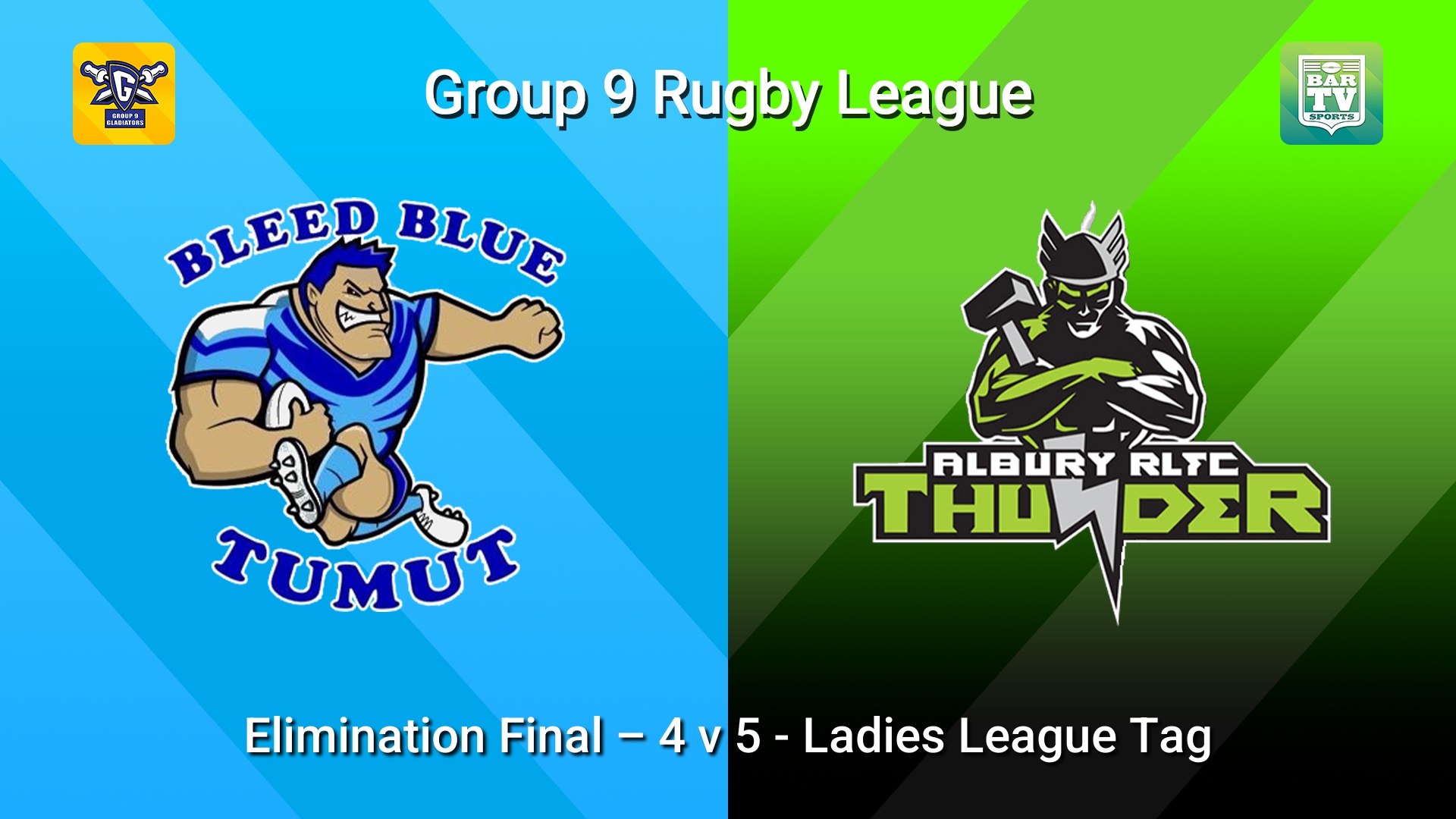 260829-video-Group 9 RL Elimination Final – 4 v 5 - Ladies League Tag - Tumut Blues v Albury Thunder Slate Image